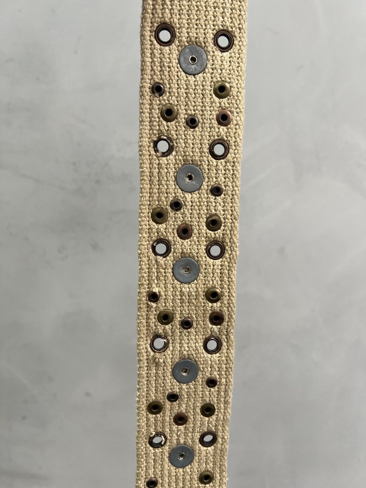 KMRii Kmrii style studded canvas fashion belt streetwear y2k Size ONE SIZE - 8 Thumbnail