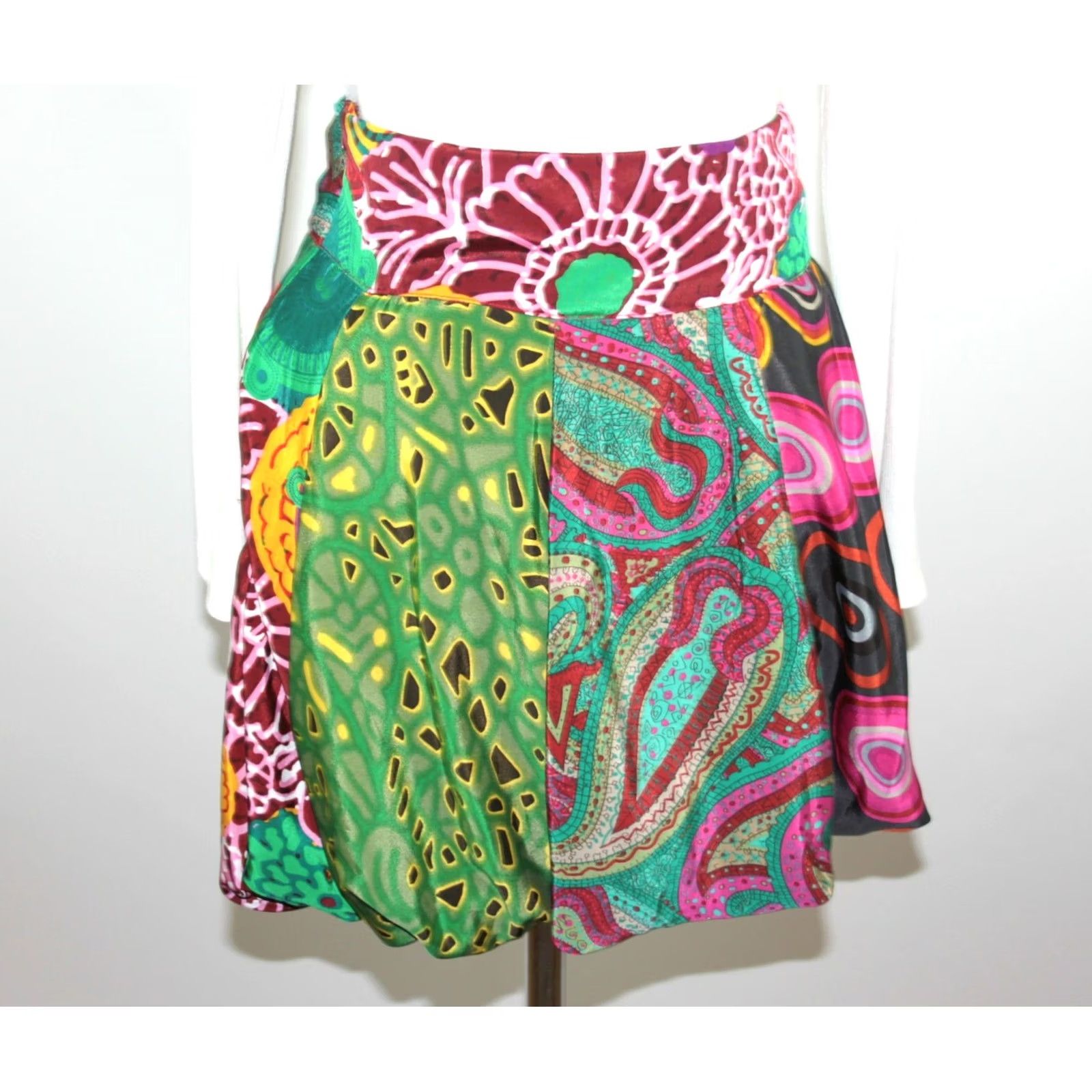Desigual Desigual womens skirt Size 36 Multicoloured A-Line Polyester Size 25" / US 0 / IT 36 - 7 Thumbnail