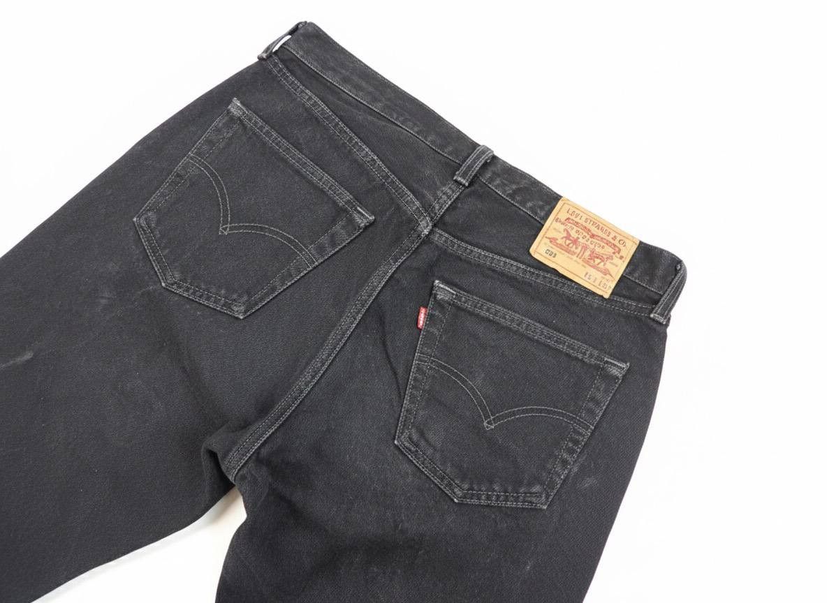 Levi's Vintage Levi’s 501 Black Denim Made in USA 1996 Jeans W33L36 Size US 33 - 3 Thumbnail