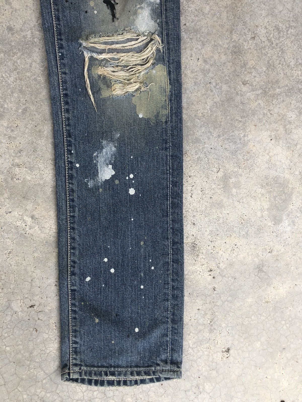 Vanquish Japanese Vanquish Distressed Jeans Slim Fit Size US 30 / EU 46 - 7 Thumbnail