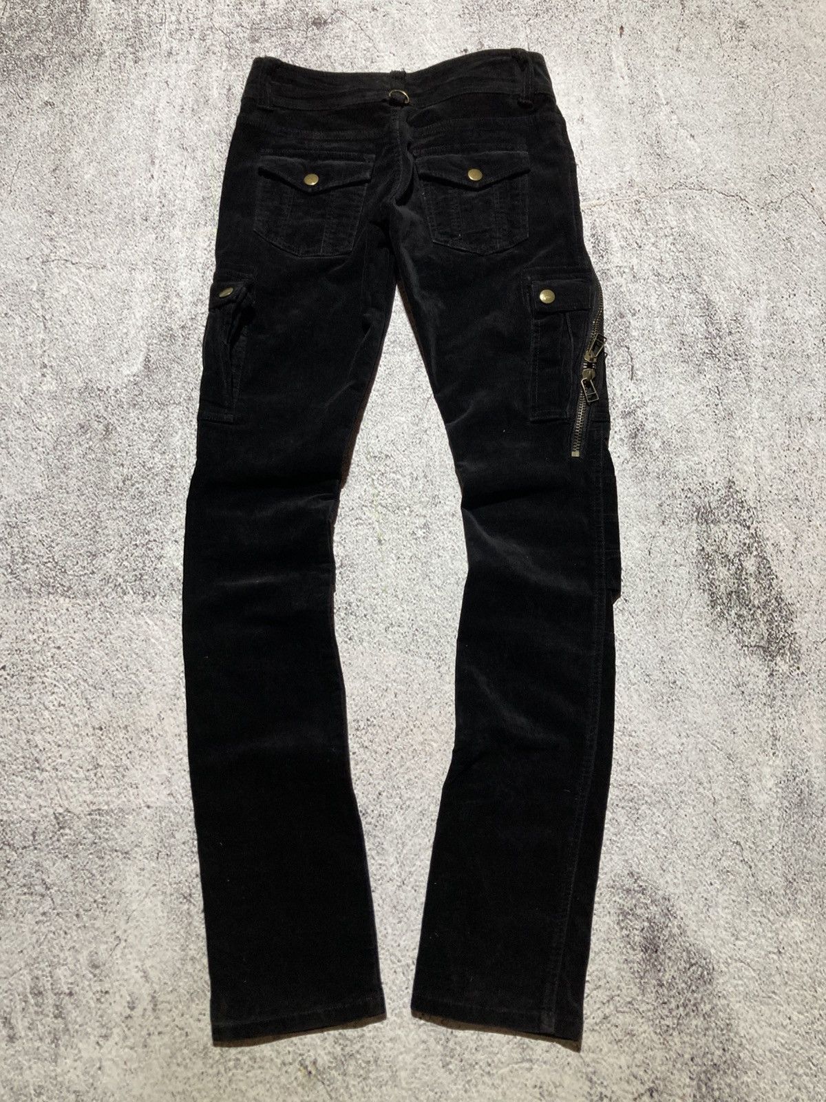 Japanese Brand 2000s Manies Corduroy Anarchy Punk Vkei Lgb Style Pants Size US 28 / EU 44 - 1 Thumbnail