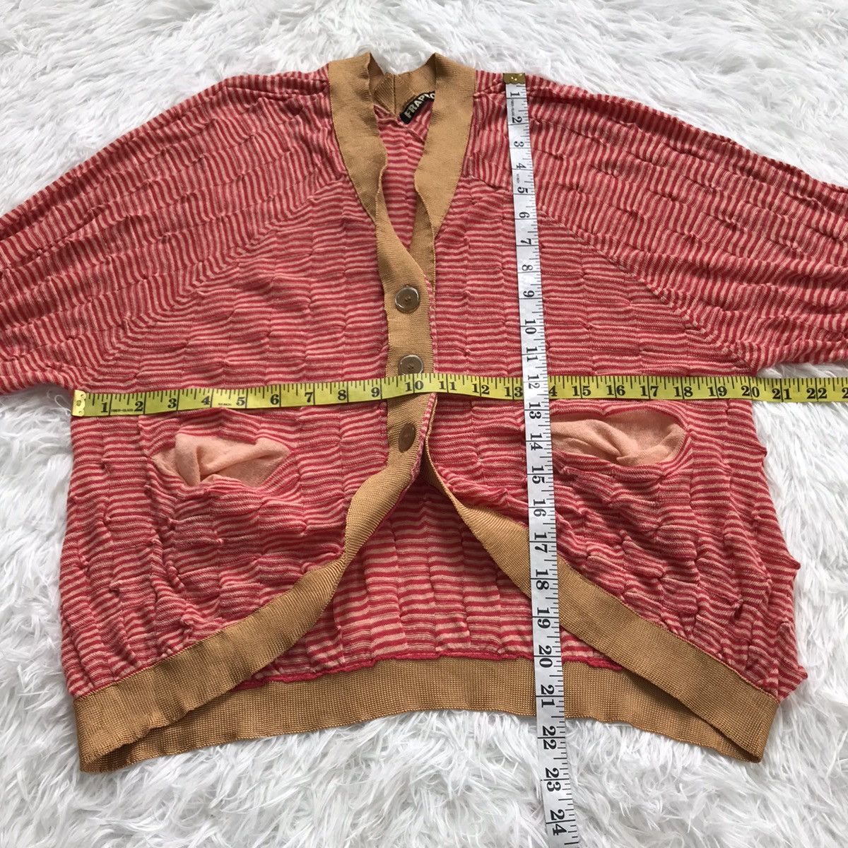 Frapbois Frapbois red stripes cardigan Size S / US 4 / IT 40 - 6 Thumbnail