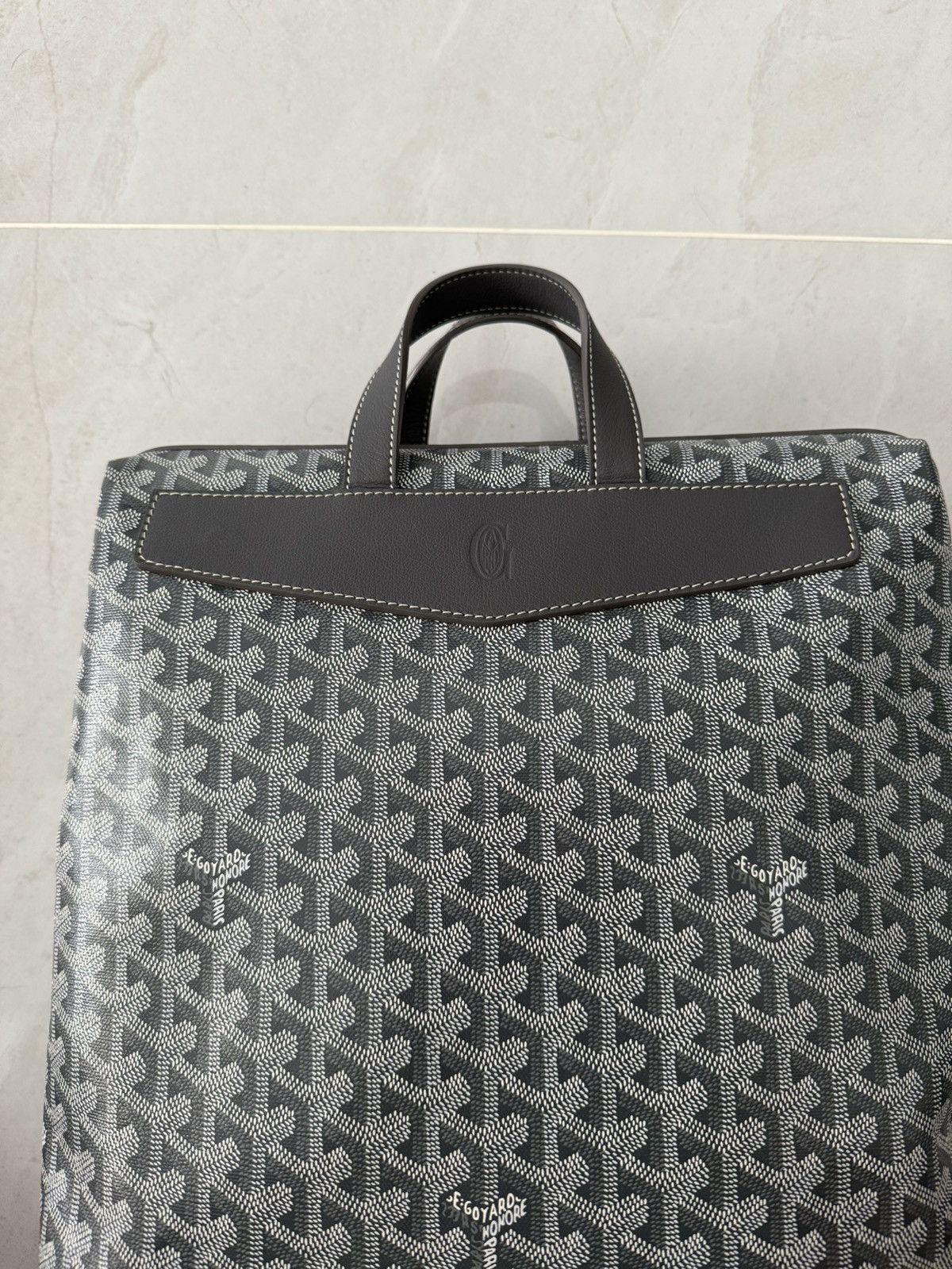 Goyard Goyard Calfskin Grey Cisalpin MM Backpack Size ONE SIZE - 2 Thumbnail