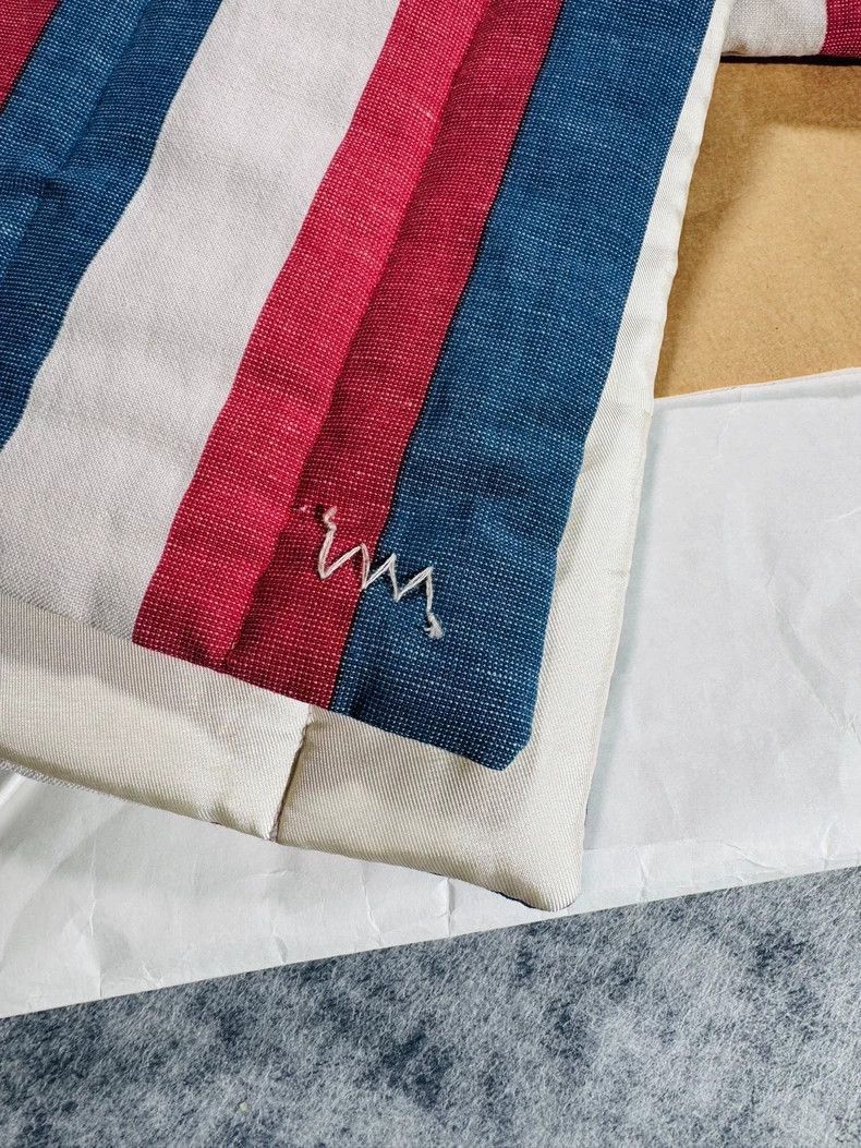 Visvim Visvim Stripes Muffler Scarf in Red Blue White-2506 Size ONE SIZE - 3 Thumbnail