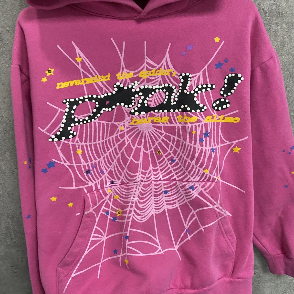 Sp5der Sp5der Hoodie Pink Size US S / EU 44-46 / 1 - 8 Thumbnail