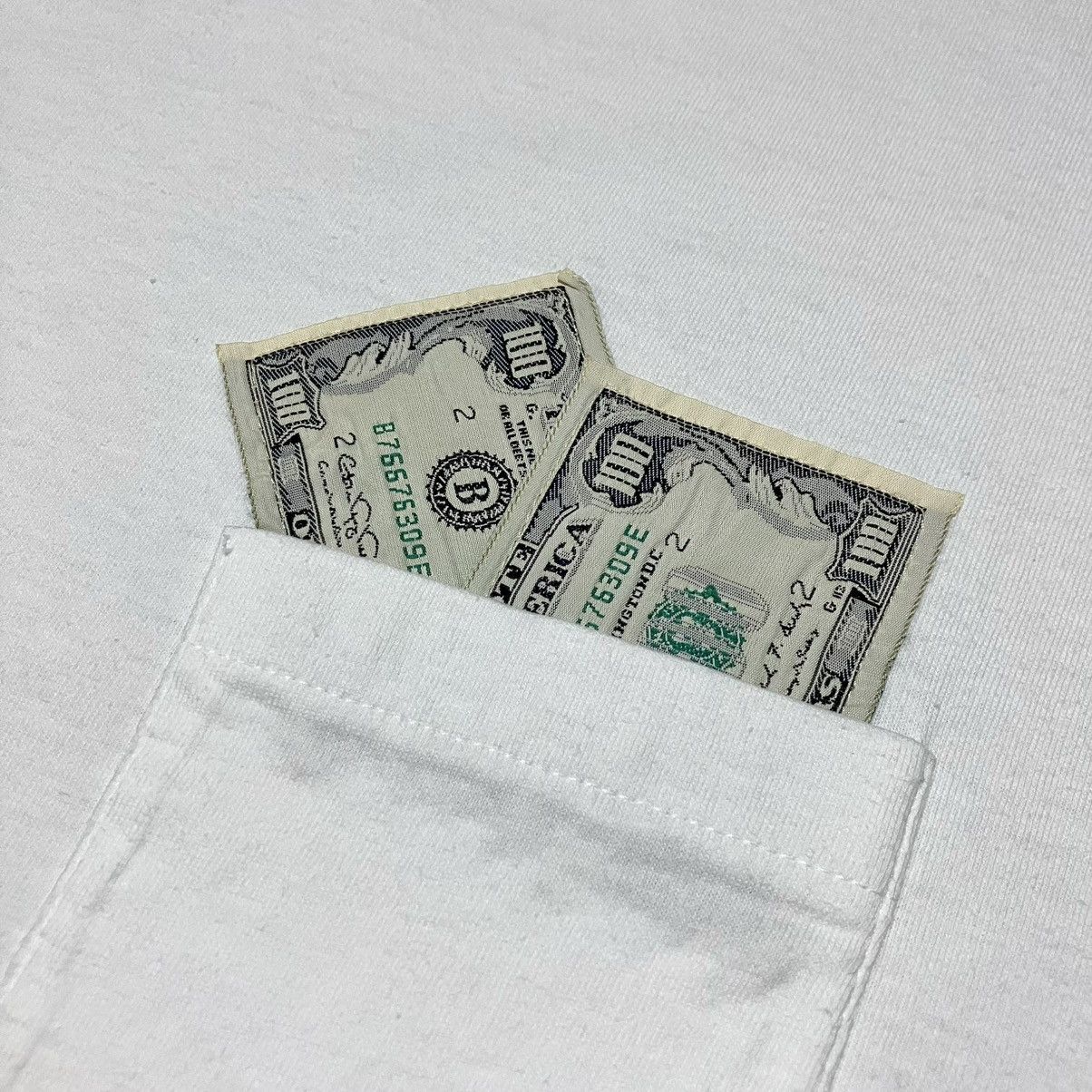 Other “MY KIDS THINK I’M A BANK” Pocket Dollar Embroidery T-shirt Size US XL / EU 56 / 4 - 4 Thumbnail