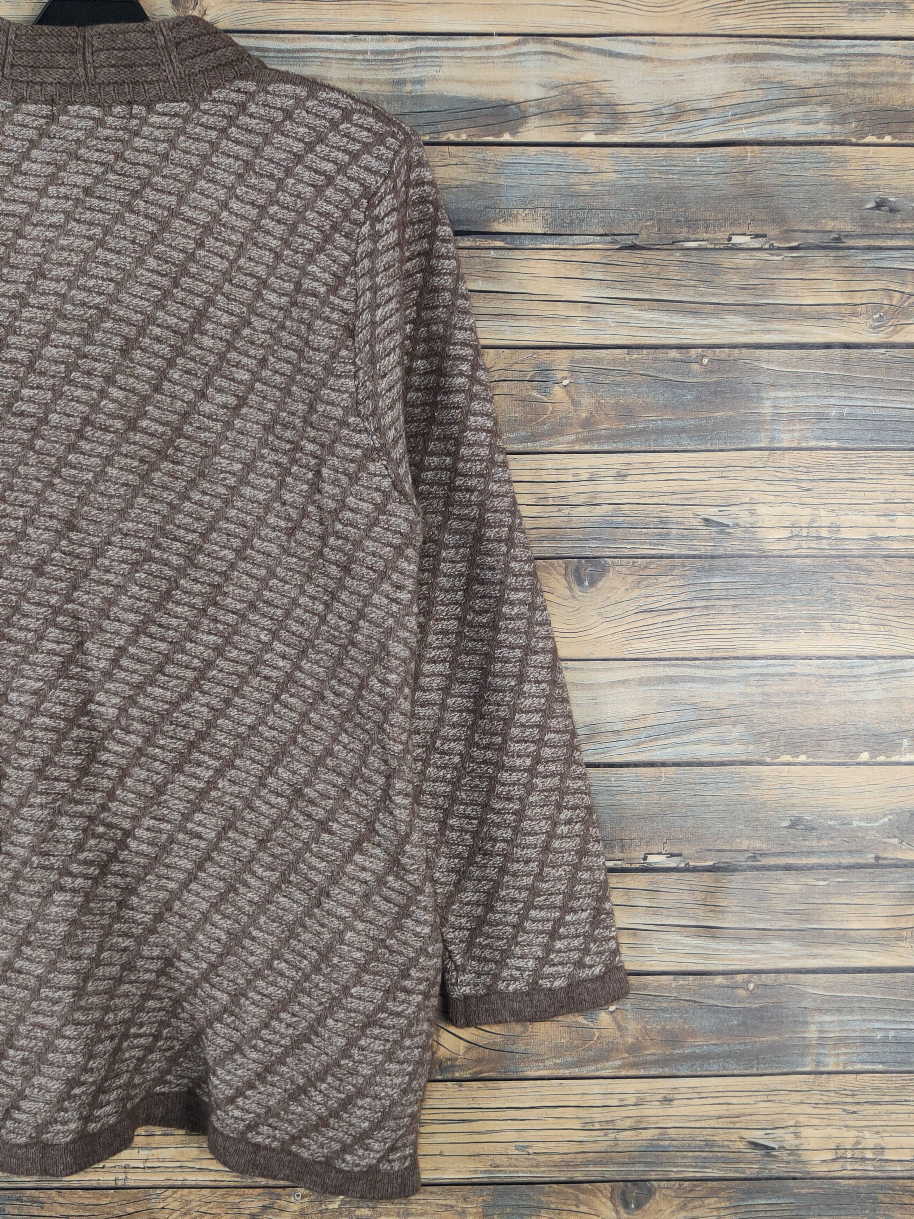 Homespun Knitwear × Japanese Brand Nature's Brown Knitwear Cardigan #W1276 Size US M / EU 48-50 / 2 - 9 Thumbnail