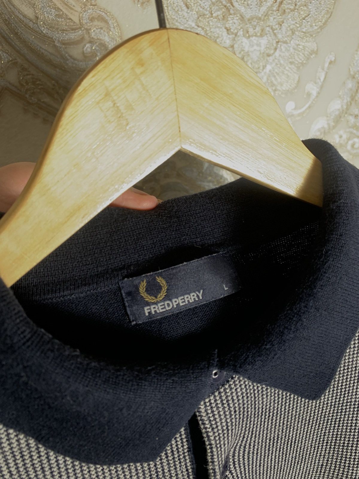 Fred Perry VINTAGE FRED PERRY LONG SLEEVE POLO CLASSIC CASUAL DESIGNER Size US L / EU 52-54 / 3 - 3 Thumbnail