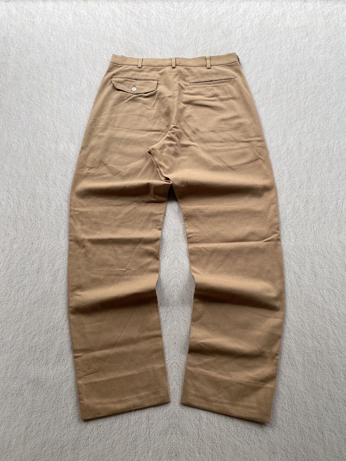 Comme des Garcons × Comme des Garcons Homme × Designer Comme Des Garcons AD2002 Casual Creamy Pant Size US 31 - 2 Thumbnail