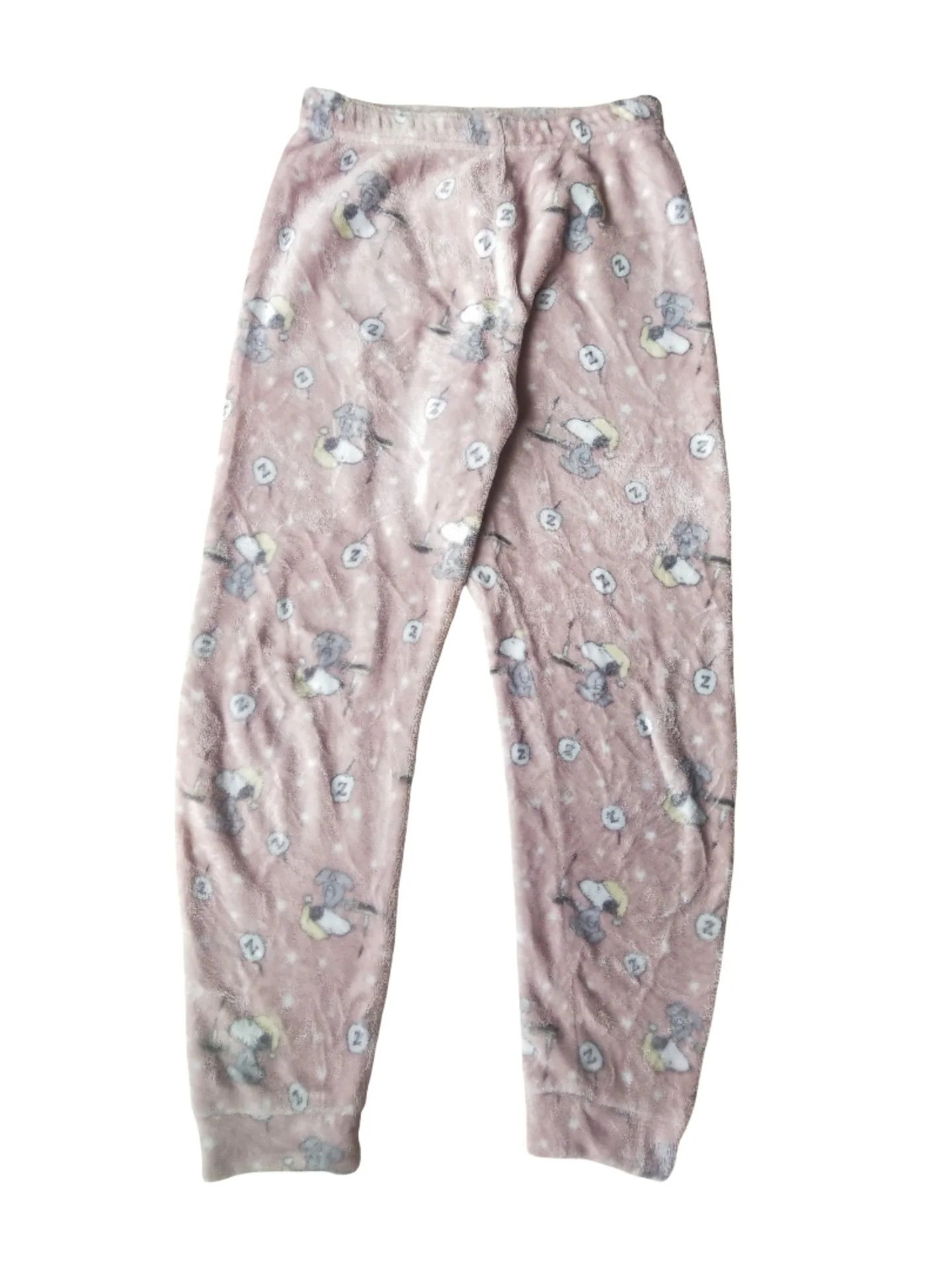 Peanuts Snoopy Peanuts Fleece Lounge Pants Pink Size 29" - 1 Thumbnail