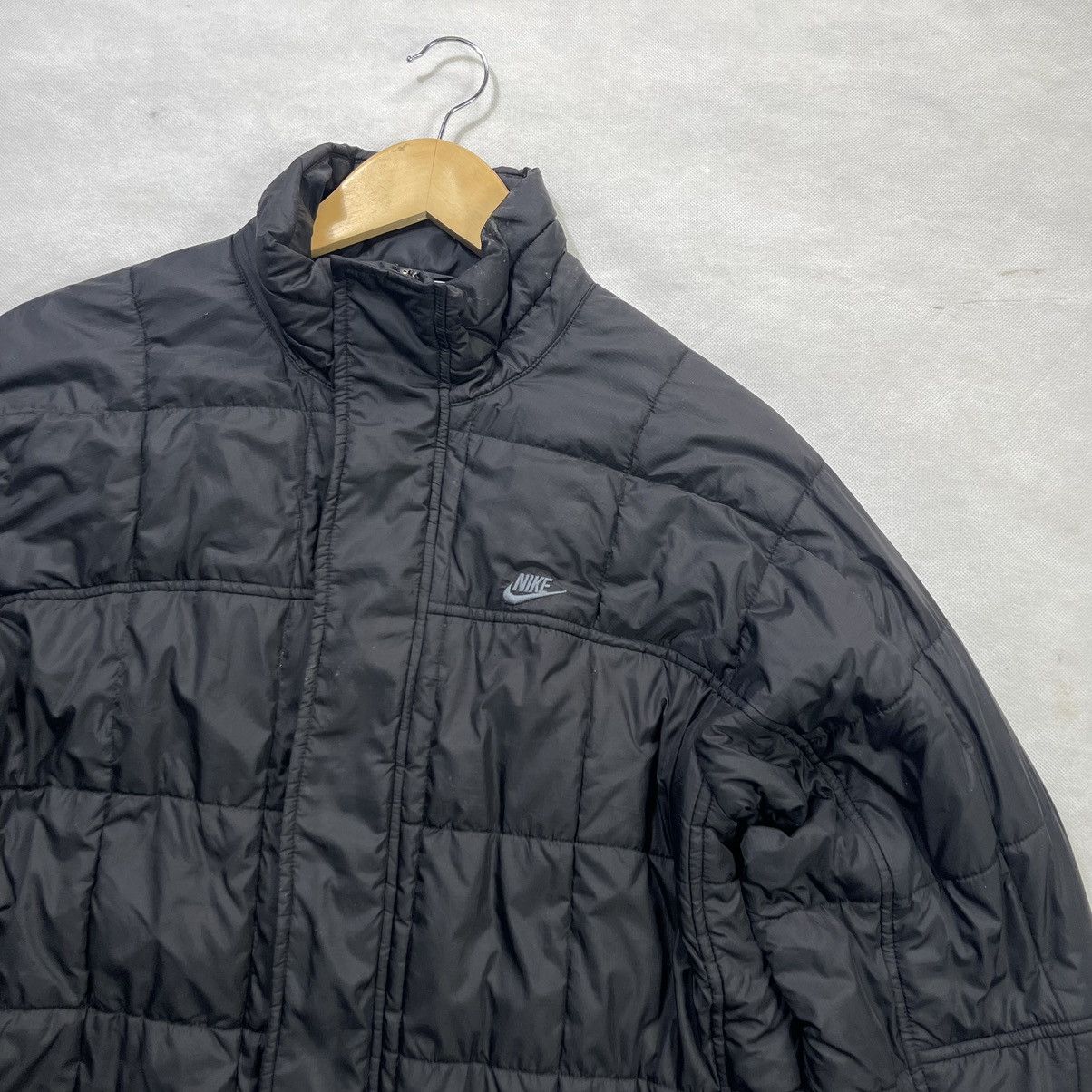 Nike × Vintage Vintage Nike Quilted Puffer Ripstop Nylon Jacket Size US L / EU 52-54 / 3 - 4 Thumbnail
