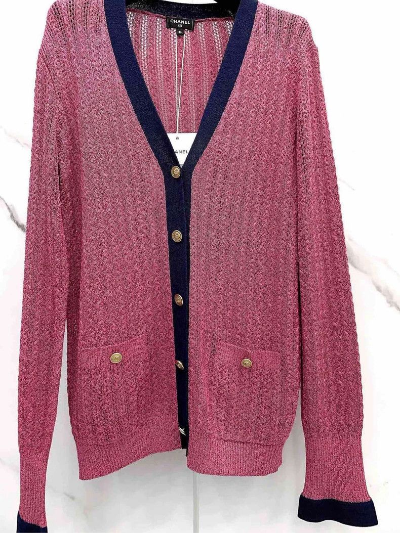 Chanel Chanel Color-blocked cardigan jacket 2504-Nextarrow Size XS / US 0-2 / IT 36-38 - 4 Thumbnail