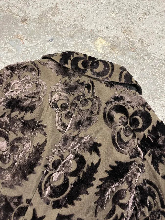 Prada AW2009 Prada Velvet Flowers Buttoned Blazer Jacket Size S / US 4 / IT 40 - 3 Thumbnail