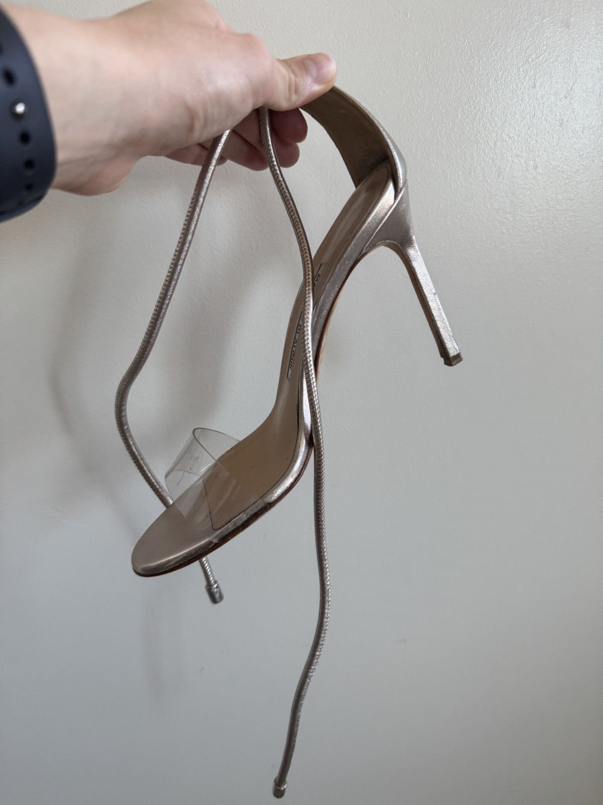 Manolo Blahnik Manolo blahnik heels with ties Size US 7 / IT 37 - 9 Thumbnail