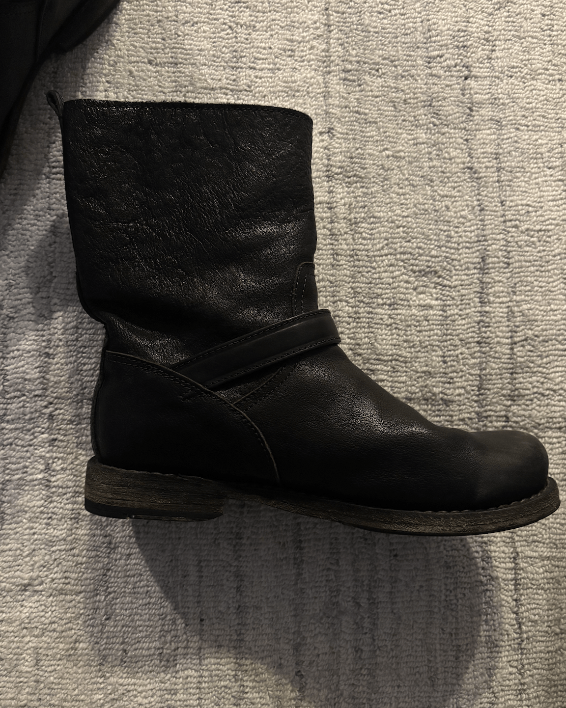 Rag & Bone Rag & Bone Black Leather Moto Boots Vintage Size US 6.5 / IT 36.5 - 5 Thumbnail