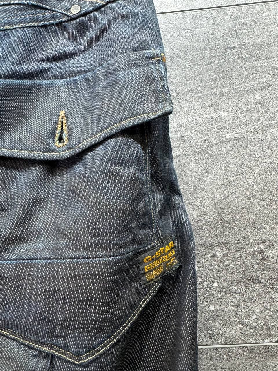 G-Star G-STAR RAW Elwood Heritage Embro Narrow Mens Blue Jeans Size US 31 - 12 Thumbnail