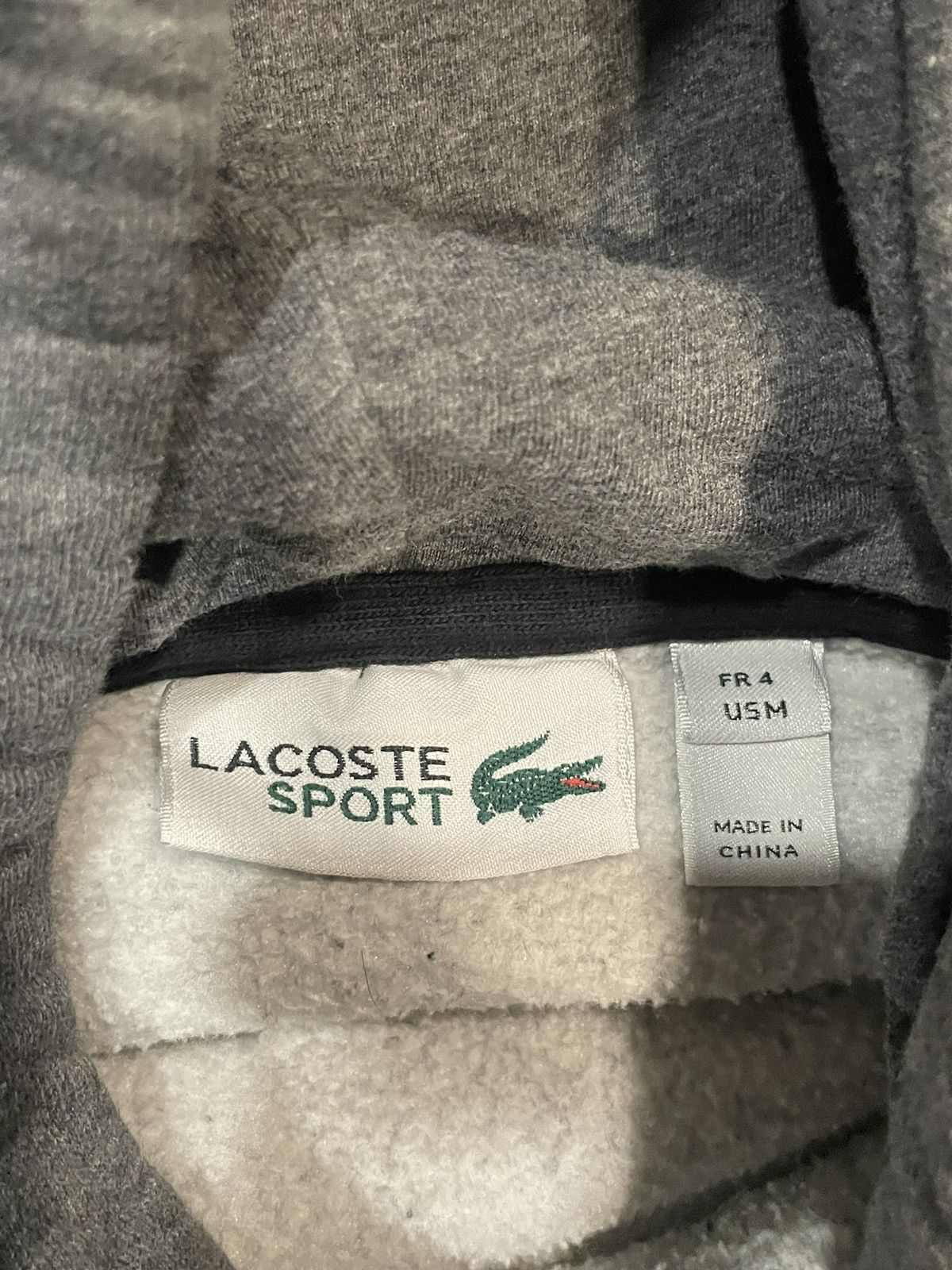 Lacoste Grey Lacoste hoodie Size US M / EU 48-50 / 2 - 4 Thumbnail