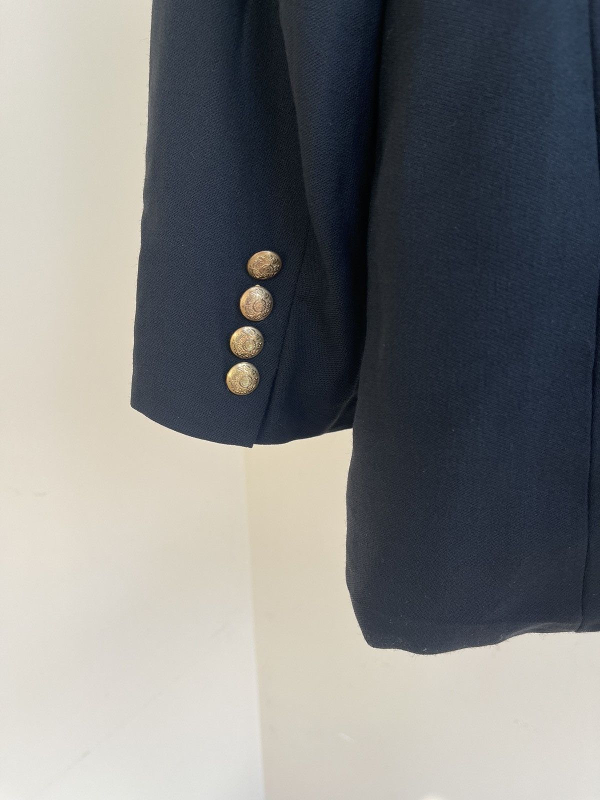Lauren Ralph Lauren LRL Crown Crest Logo Double Breasted Wool Blazer Jacket 90s Size M / US 6-8 / IT 42-44 - 7 Thumbnail