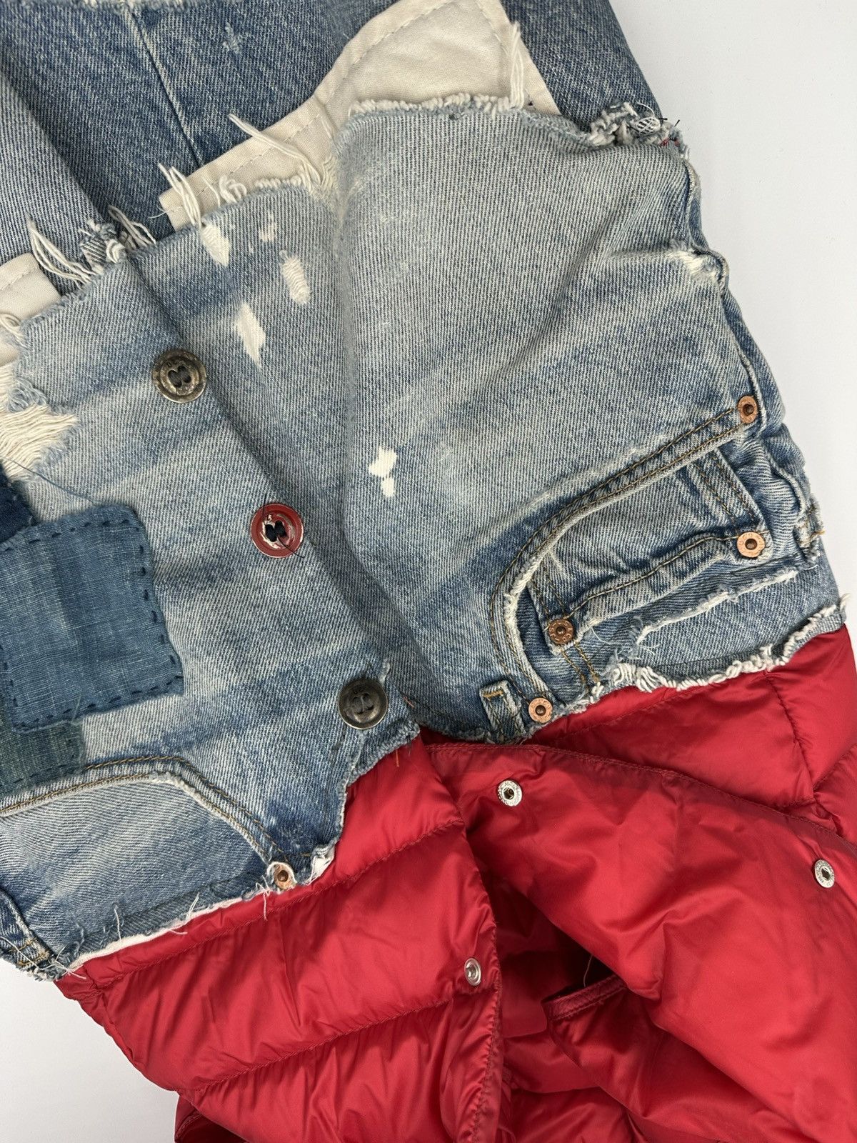 Greg Lauren × Moncler Moncler x Greg Lauren “Collide” Levi’s Denim Vest Size US L / EU 52-54 / 3 - 16 Thumbnail