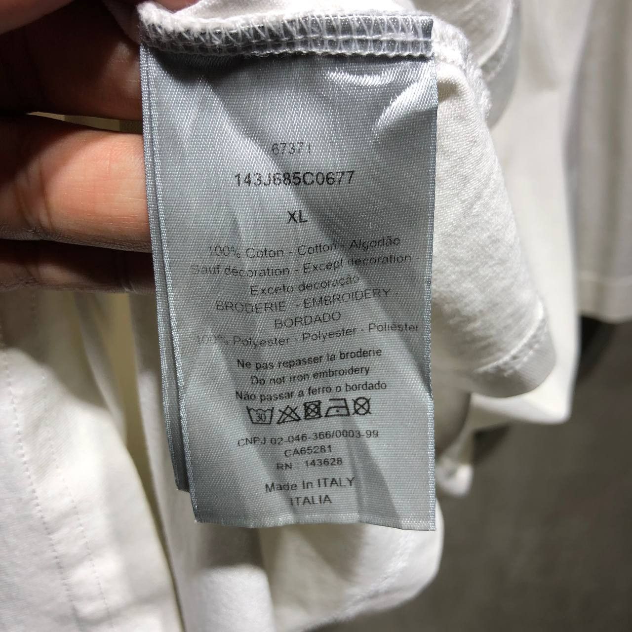 Dior Dior X Peter Doig Air Sensation Embroiderd Logo tee Size US XL / EU 56 / 4 - 10 Thumbnail