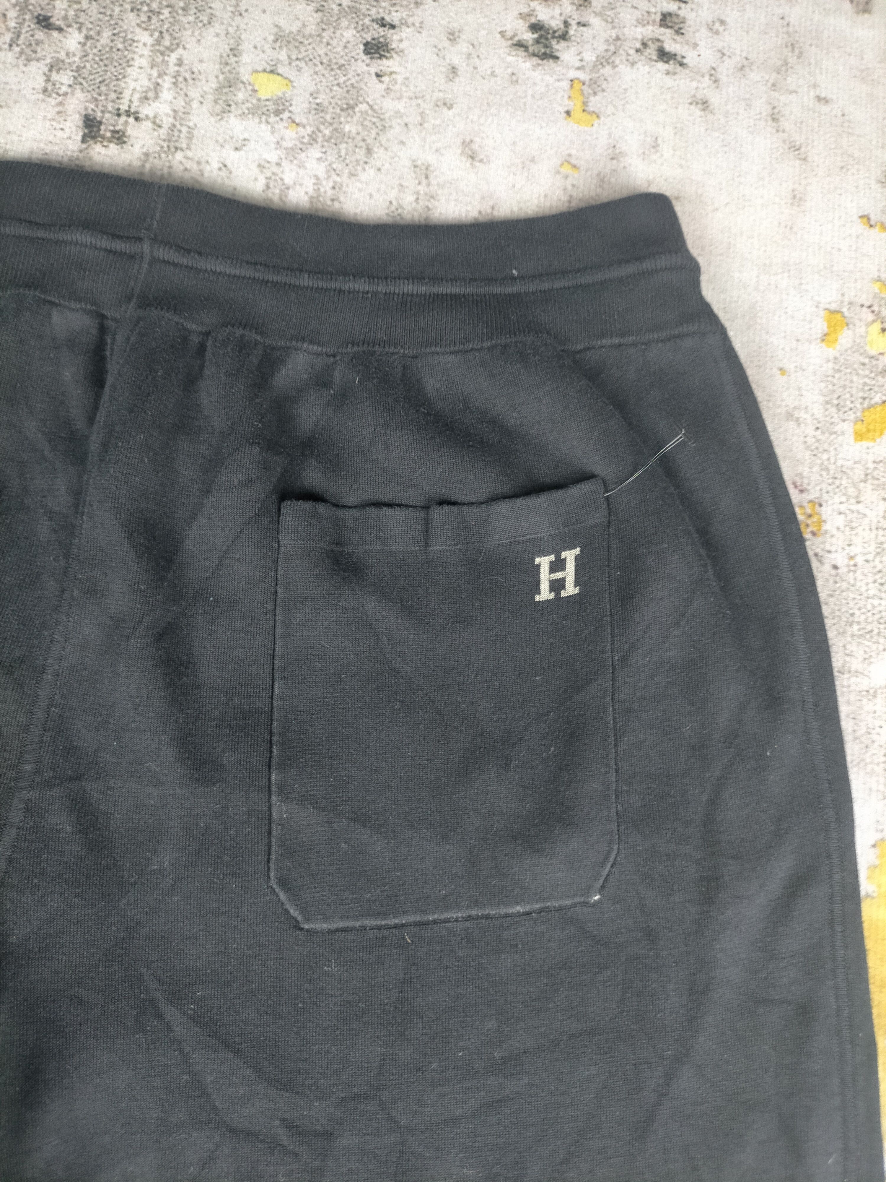 Hermes 🔥Vintage Hermes Logo H Black Sweatpants Size US 35 - 4 Thumbnail