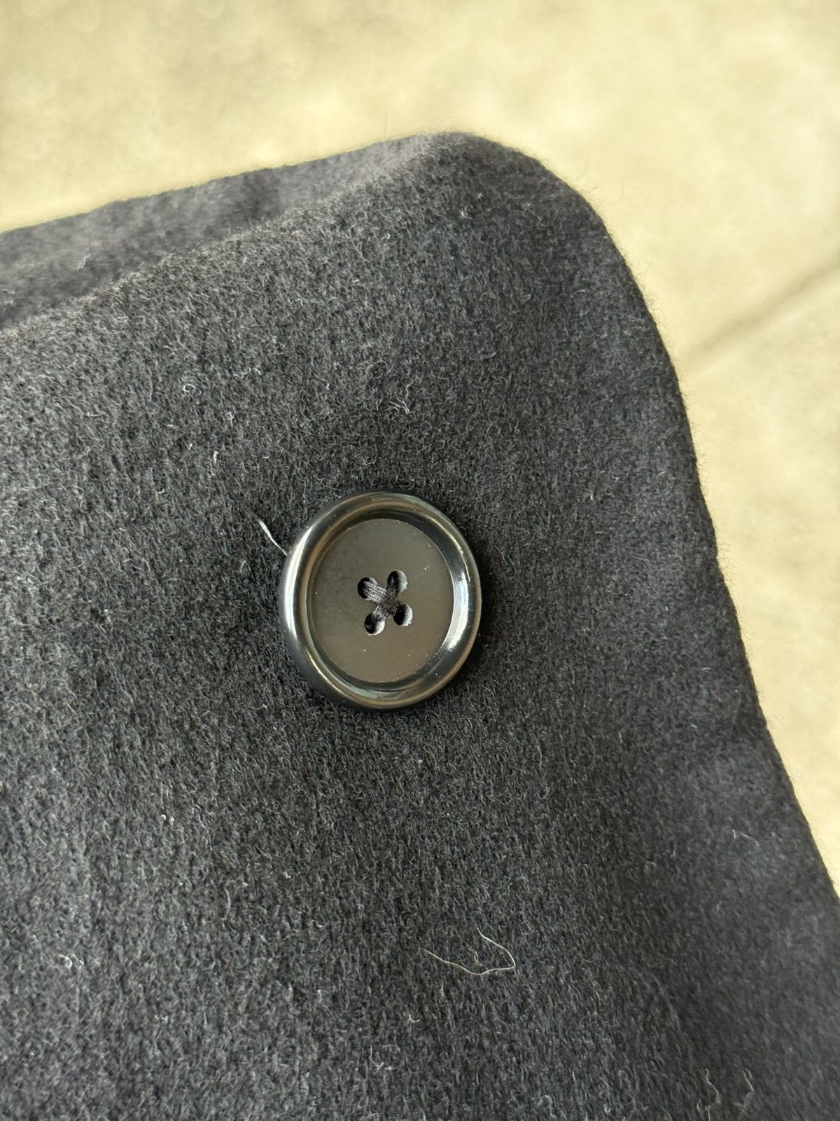 Jos. A. Bank 90s Single-Breasted Black Cashmere Overcoat Size US L / EU 52-54 / 3 - 8 Thumbnail