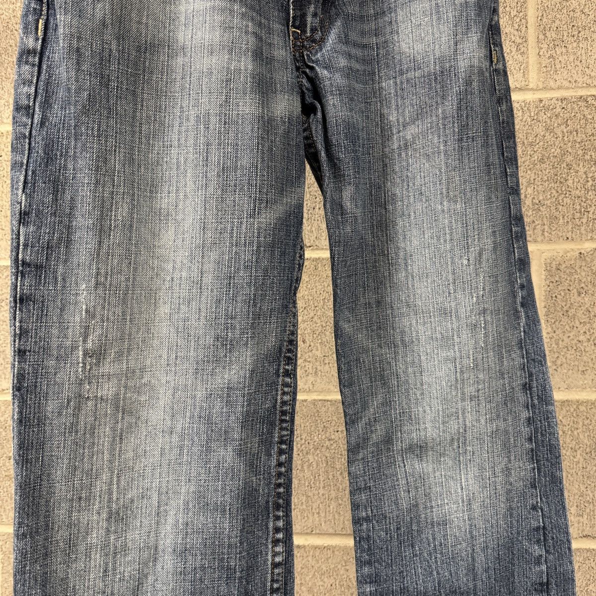 Vintage Y2K Baggy Embroidered Distressed Faded Jeans ERD Grunge Size US 30 / EU 46 - 5 Thumbnail