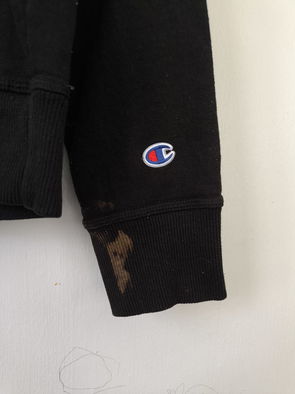 Champion CHAMPION Powerblend Black Pullover Hoodie Size US M / EU 48-50 / 2 - 5 Thumbnail