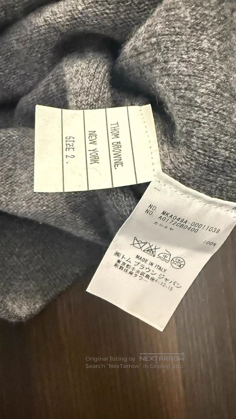 Thom Browne Thom Browne Cashmere Sweater Size US M / EU 48-50 / 2 - 3 Thumbnail