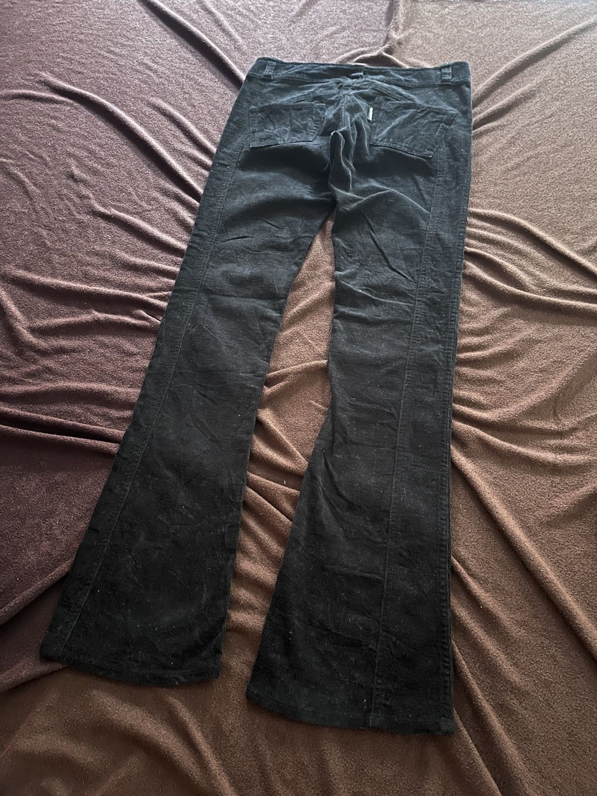 Hysteric Glamour ❤️Hysteric Glamour Black Corduroy Super Flare ❤️ Size US 29 - 4 Thumbnail