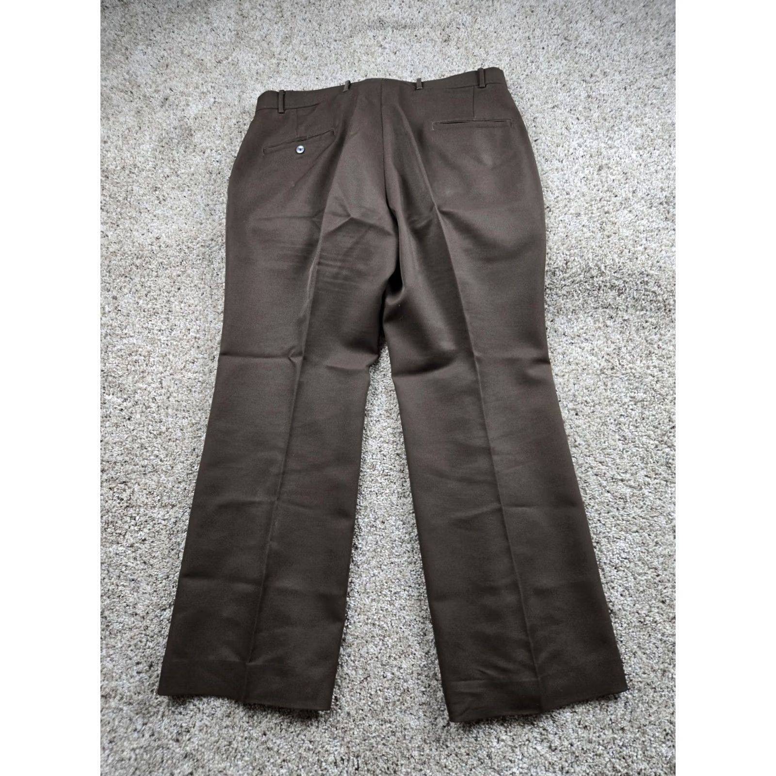 Levi's VINTAGE Levi's Sportswear Pants 38X29 Mens Brown Bootcut Flare Casual 80s Size US 38 / EU 54 - 6 Thumbnail
