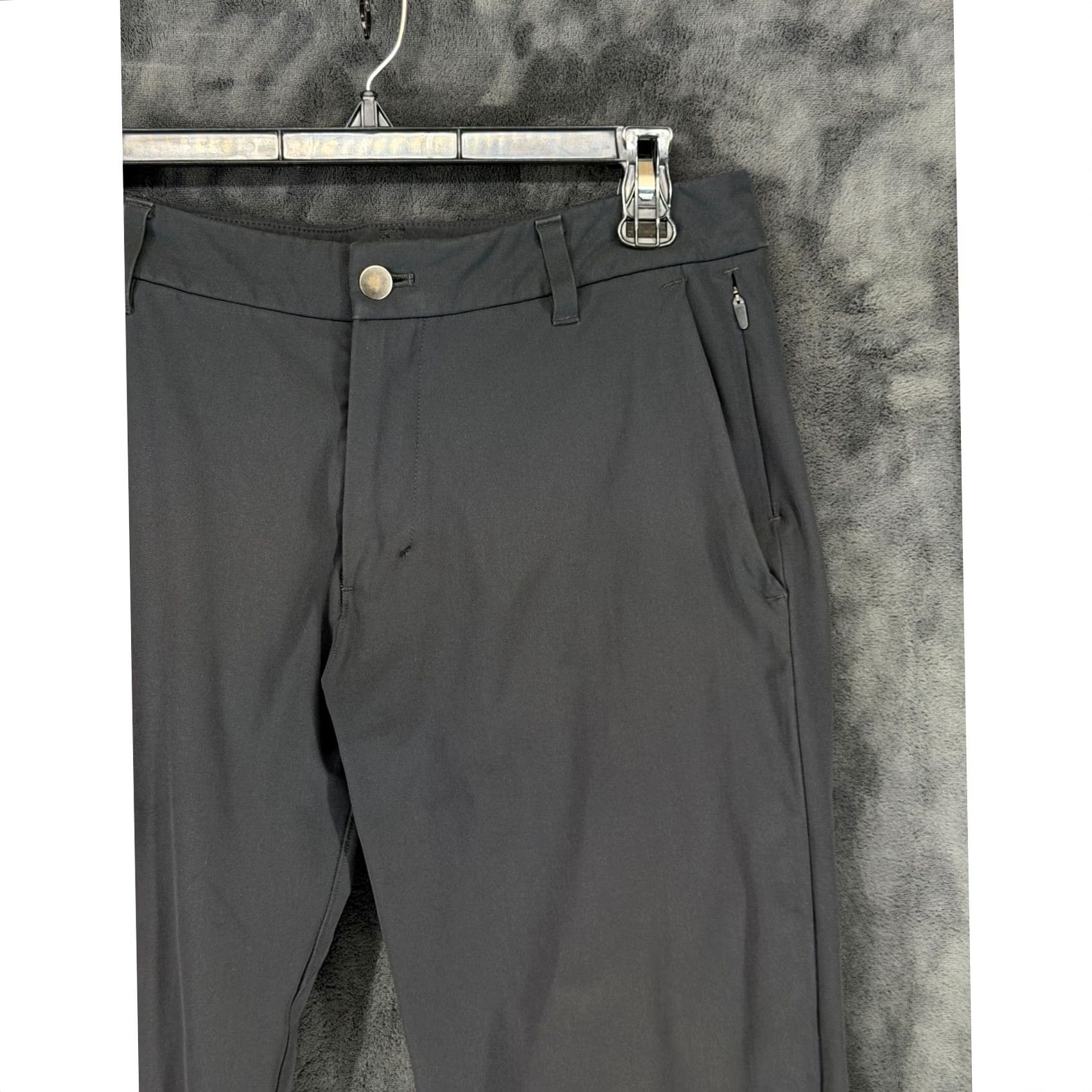 Lululemon Lululemon Lab Mens ABC Pant Slim 30 Black Technical Trouser Dress Pants Slim Mid Rise.. 30 in Inseam Size US 30 / EU 46 - 2 Thumbnail