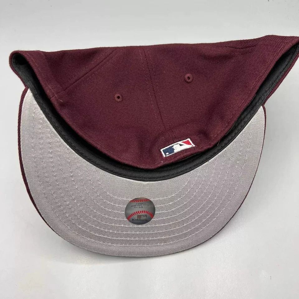 New Era Cleveland Guardians Hat Men 7 5/8 59Fifty New Era MLB Fitted Size ONE SIZE - 7 Thumbnail