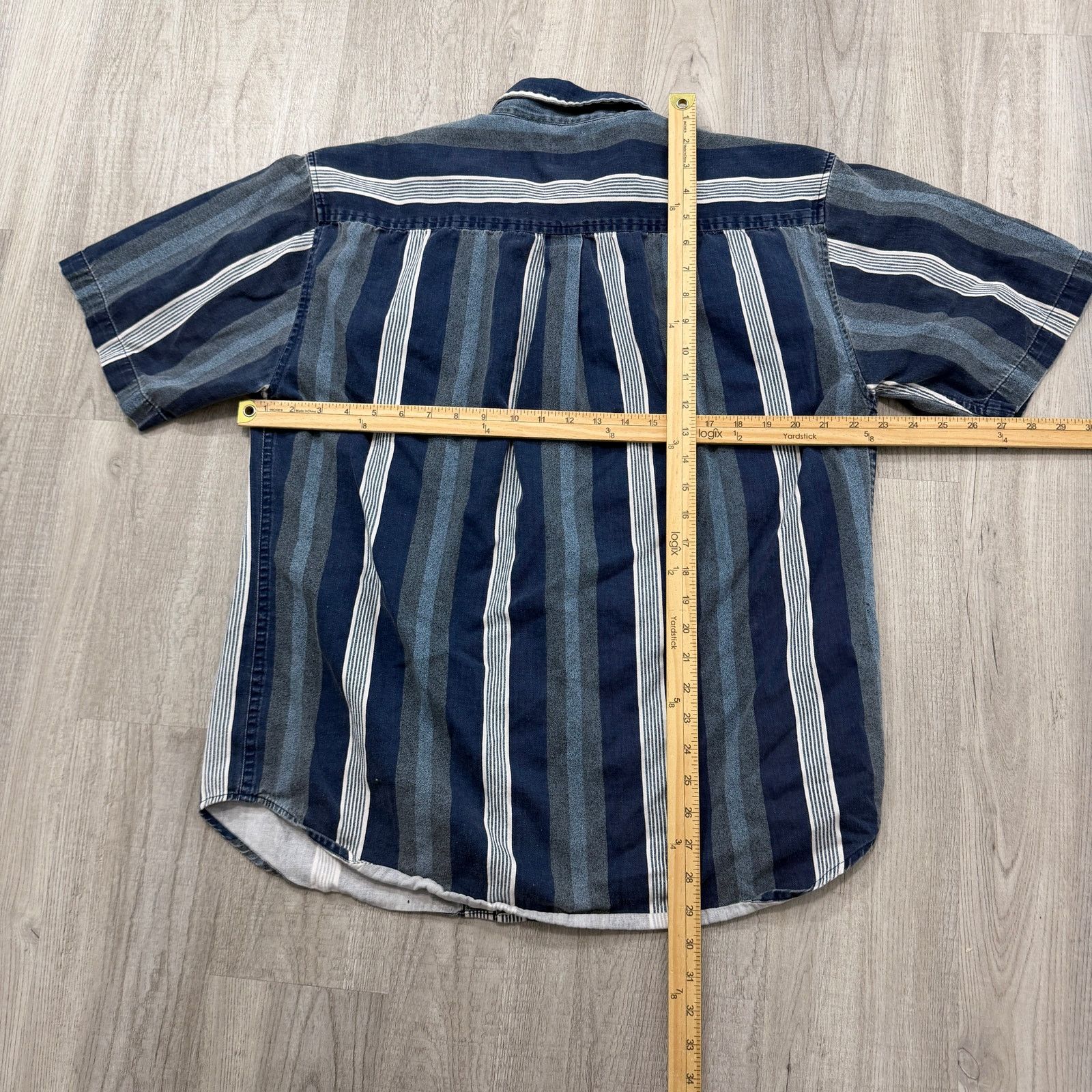 Vintage Vintage Santana Blue Short Sleeve Button Shirt Medium 90s Size US M / EU 48-50 / 2 - 6 Thumbnail
