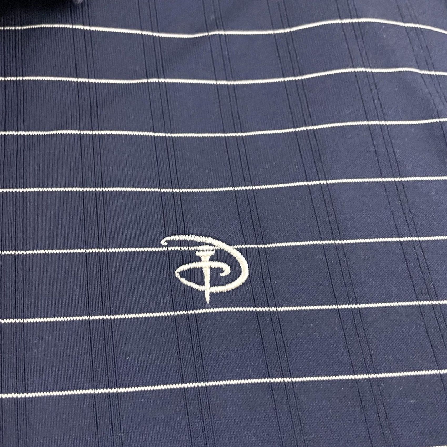 Nike Nike Tiger Woods Collection Striped Short Sleeve Polo Shirt Men's XL Blue Disney Golf Shirt Size US XL / EU 56 / 4 - 4 Thumbnail