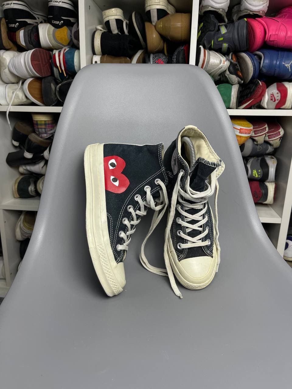 Vintage Comme des garcons cdg play converse chuck Taylor Grailed