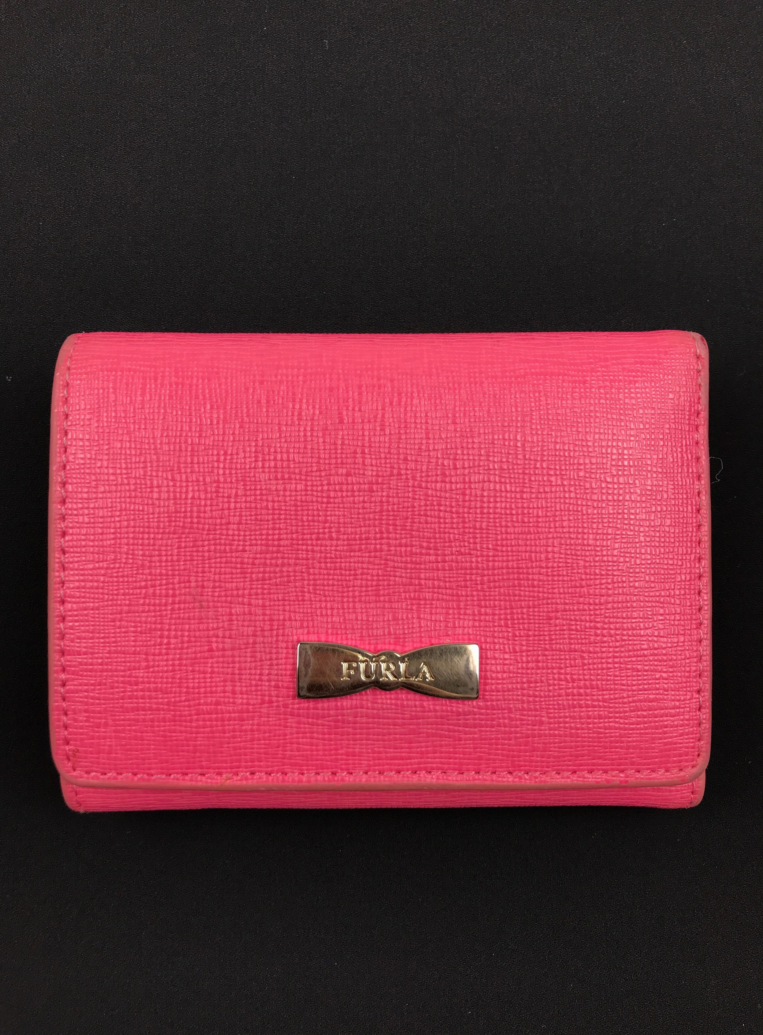 Designer × Furla × Vintage Vintage Furla Tri-Fold Flap Compact Wallet (Genuine leather) Size ONE SIZE - 1 Thumbnail