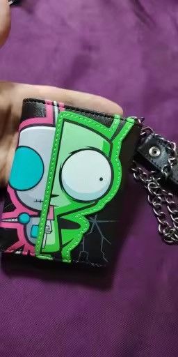 Japanese Brand Triple-Fold Cartoon PU Leather Wallet With Chai Size ONE SIZE - 6 Thumbnail