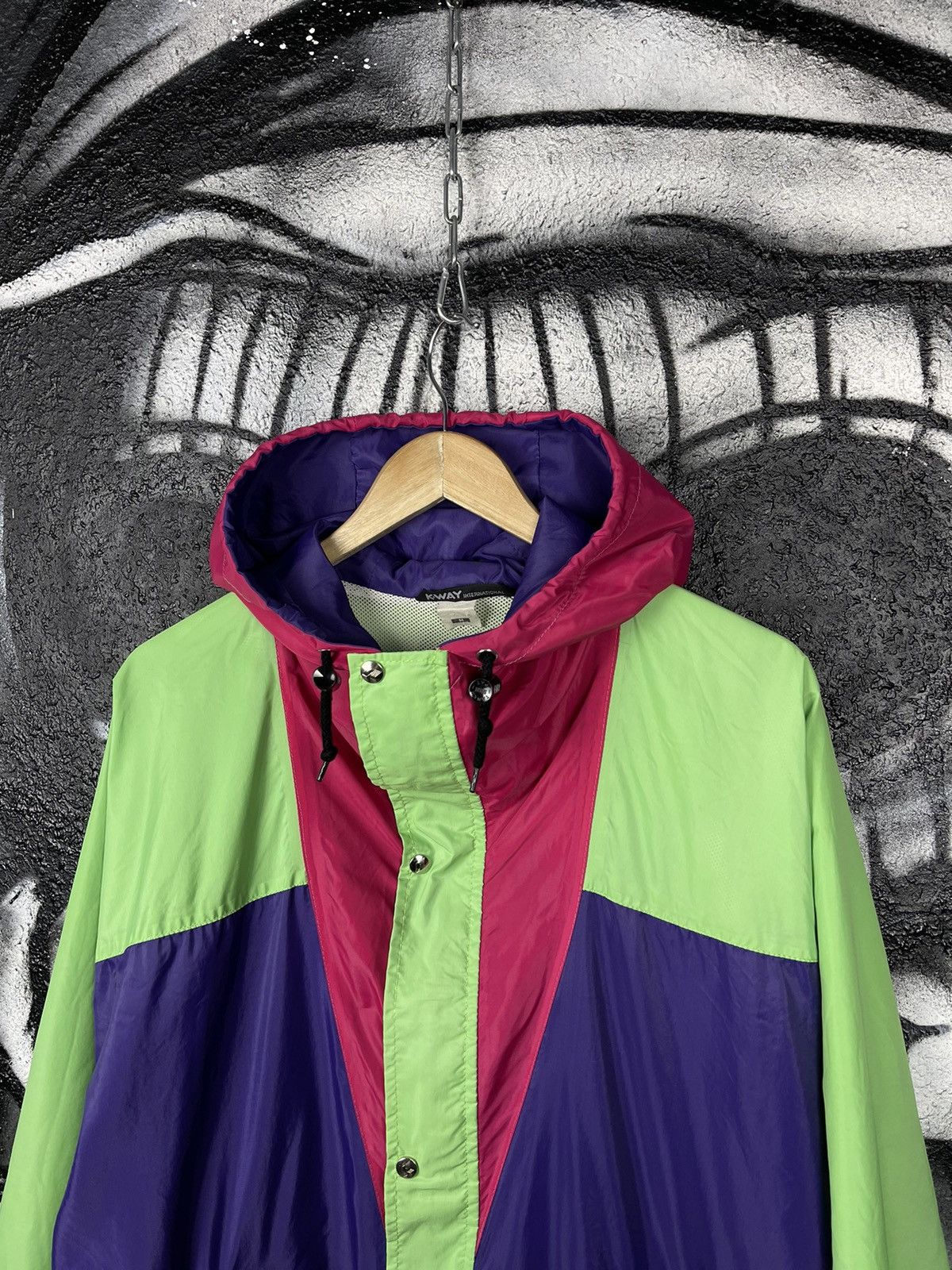 K-Way Vintage K-Way 2000 Packable Windbreaker Jacket Men’s Size M Size US M / EU 48-50 / 2 - 3 Thumbnail