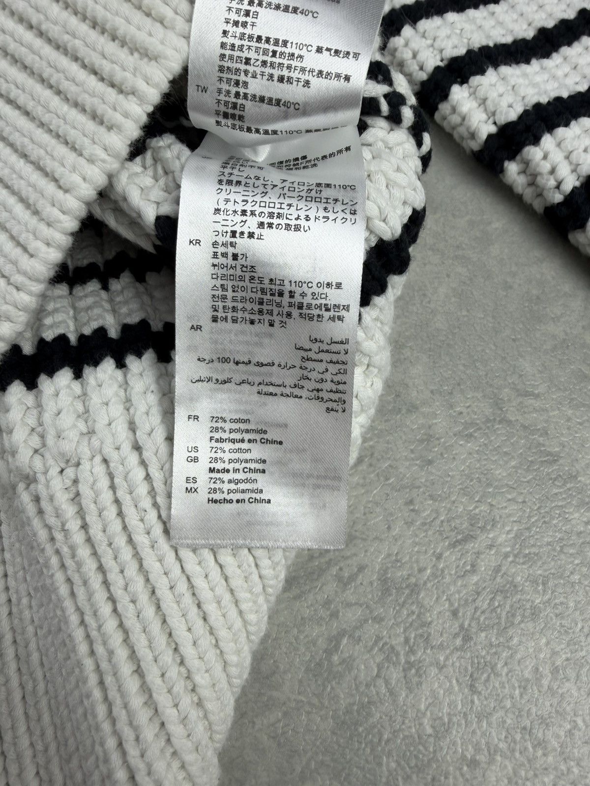Sandro Sandro Paris Black White Striped Sweater Size M Size US M / EU 48-50 / 2 - 8 Thumbnail