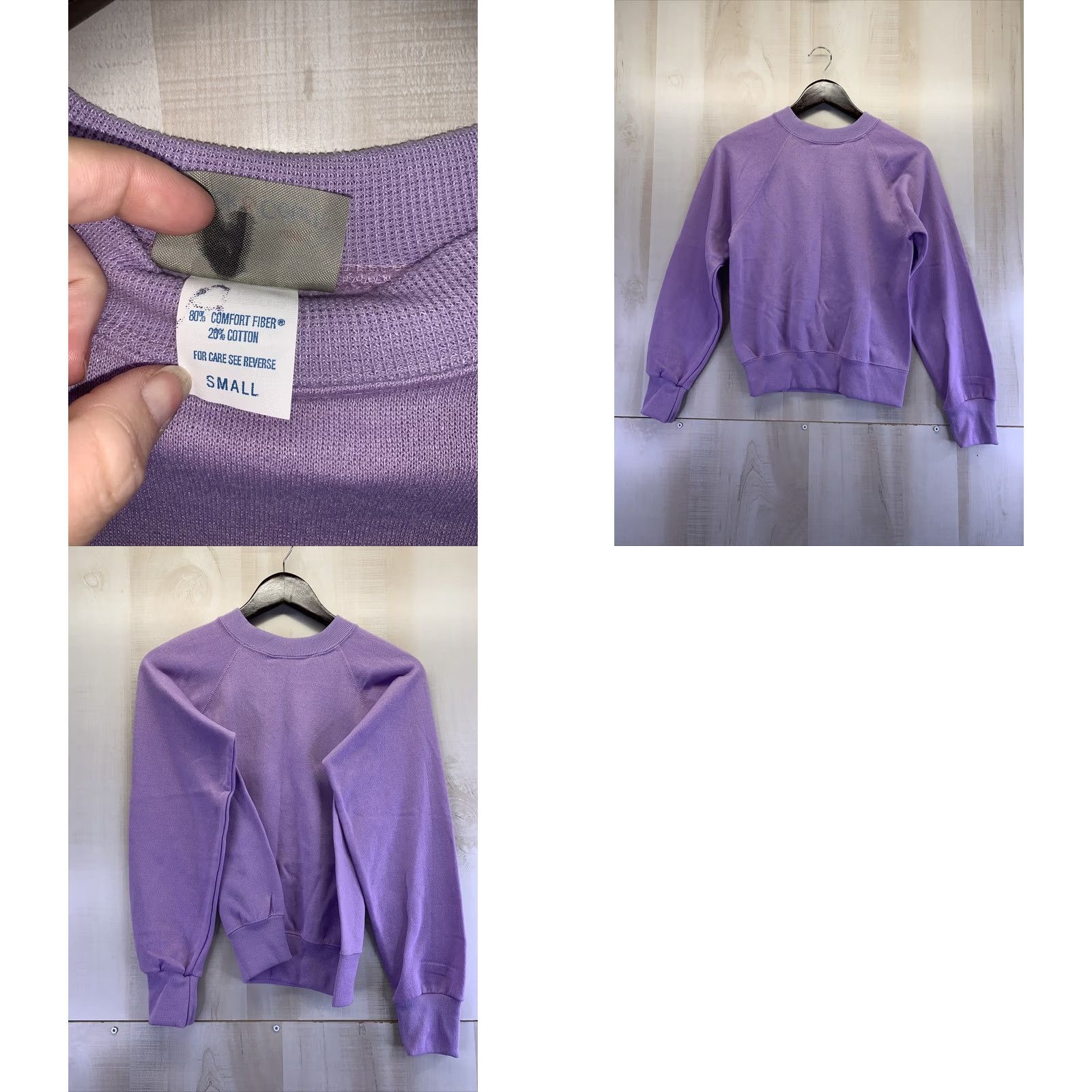 Vintage VINTAGE Track & Court Purple Sweatshirt Womens Size S NWT 1990s ج Size S / US 4 / IT 40 - 8 Thumbnail