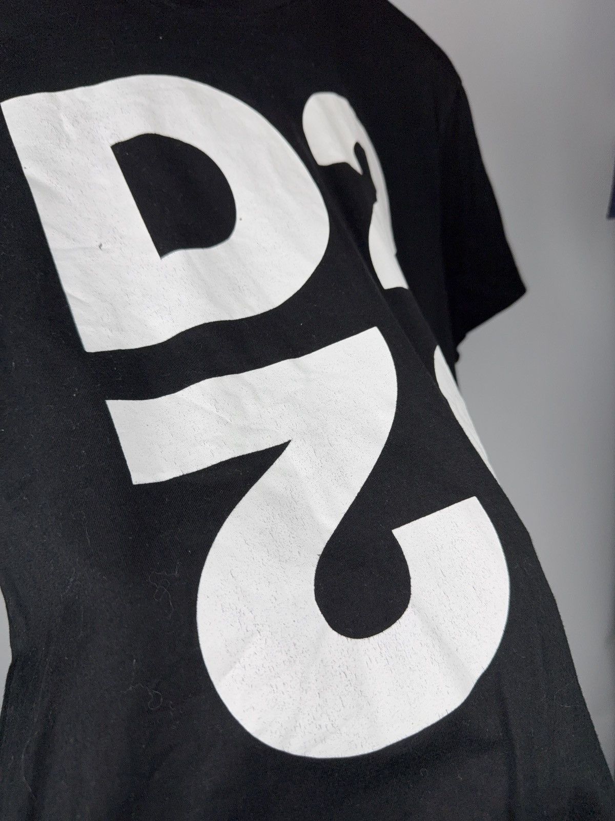Dsquared2 Luxury 00s Dsquared2 Bold D2 Graphic Logo T-Shirt Black Size US M / EU 48-50 / 2 - 10 Thumbnail