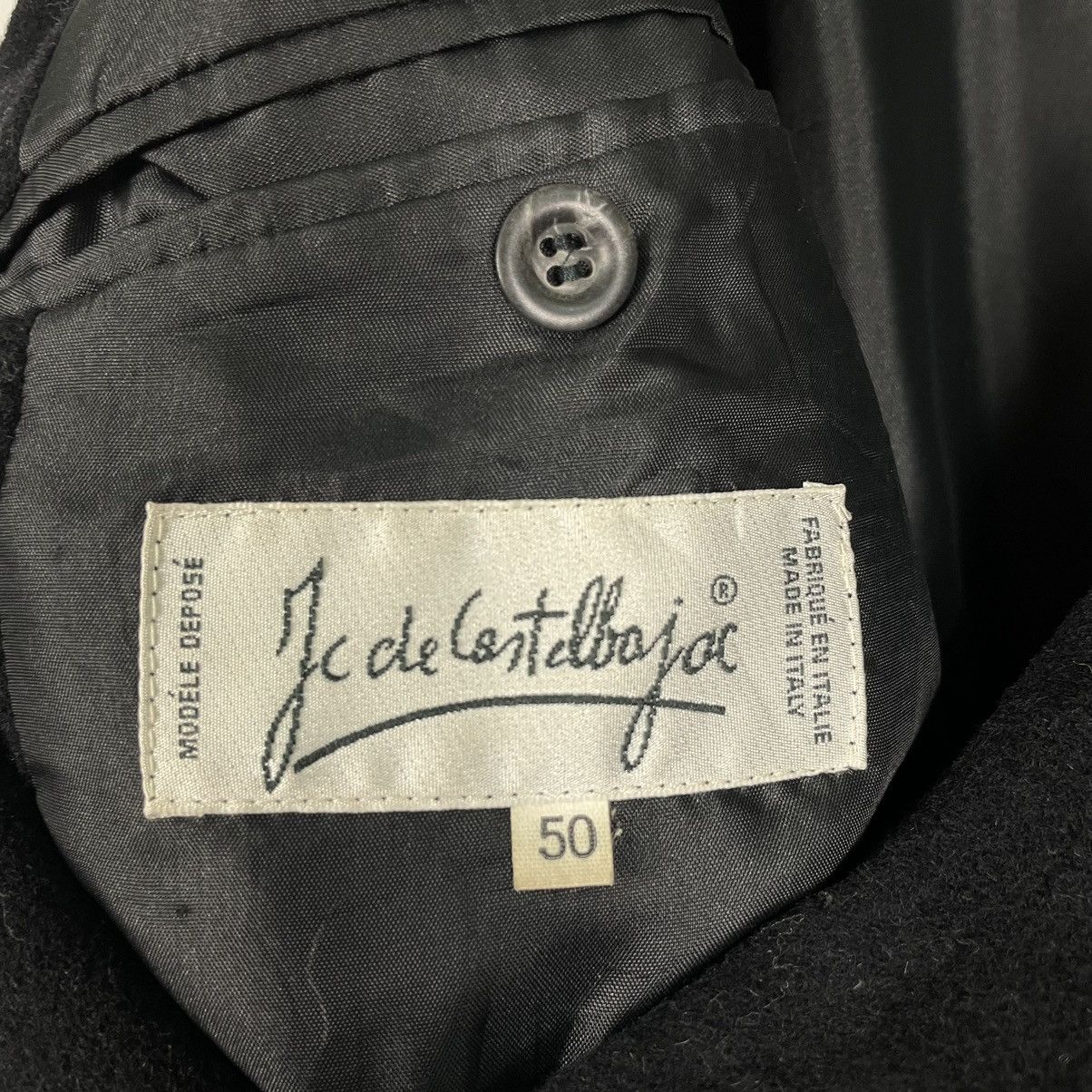 Jean Charles De Castelbajac × Vintage 💥80s JEAN CHARLES CASTLEBAJAC EMBROIDERY BUTTON JACKET Size US L / EU 52-54 / 3 - 10 Thumbnail