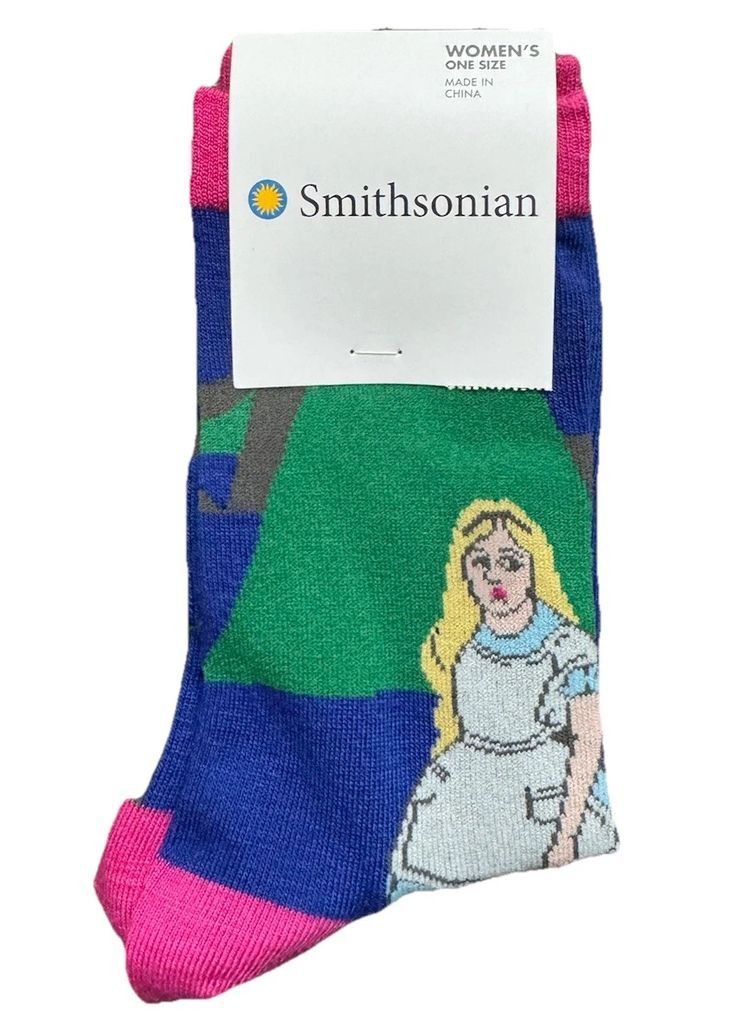 Other Smithsonian Alice in Wonderland Women Socks Size ONE SIZE - 1 Thumbnail