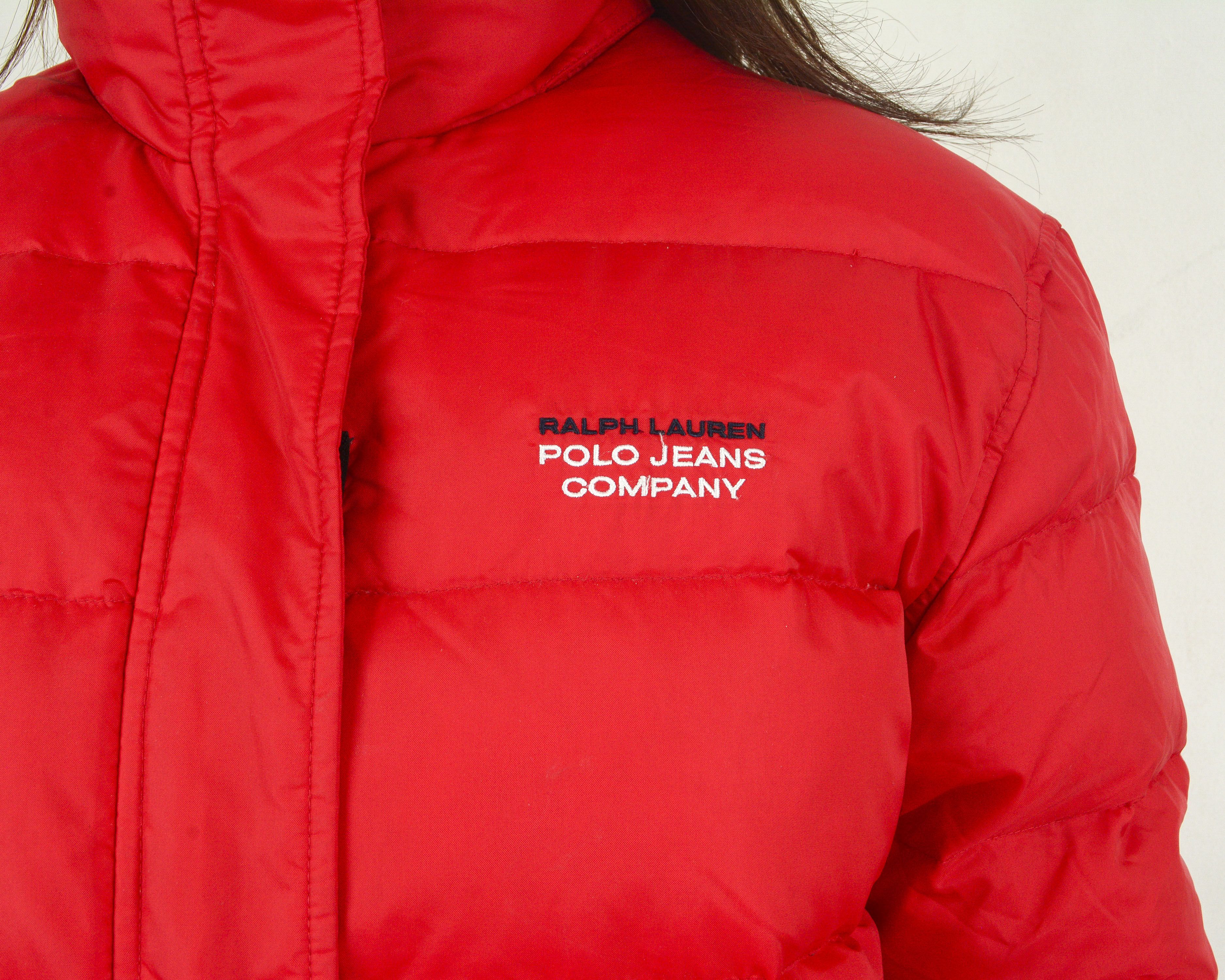 Polo Ralph Lauren × Ralph Lauren × Vintage Vintage y2k Polo jeans Women S Down Puffer Jacket Coat nylon Size S / US 4 / IT 40 - 5 Thumbnail
