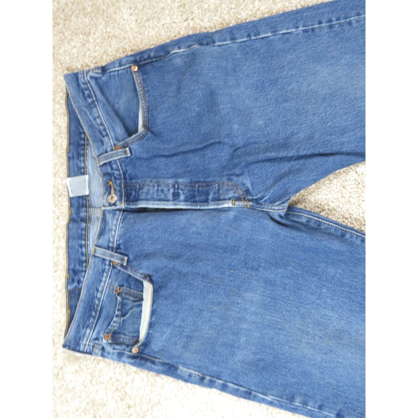 Levi's VINTAGE Levi's 501 Jeans Straight Leg Button Fly Blue 37X32 Men Regular Denim Cotton 90s USA Size US 37 - 4 Thumbnail