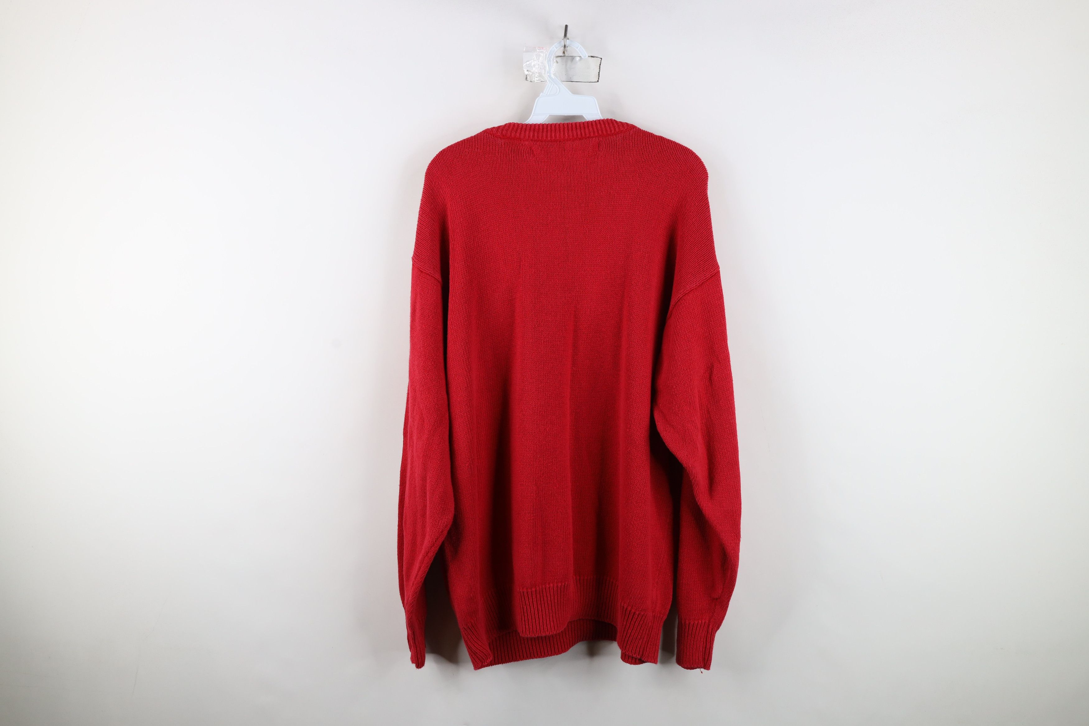 American Eagle Outfitters Vintage 90s American Eagle Outfitters Crewneck Sweater Red Size US XL / EU 56 / 4 - 8 Thumbnail