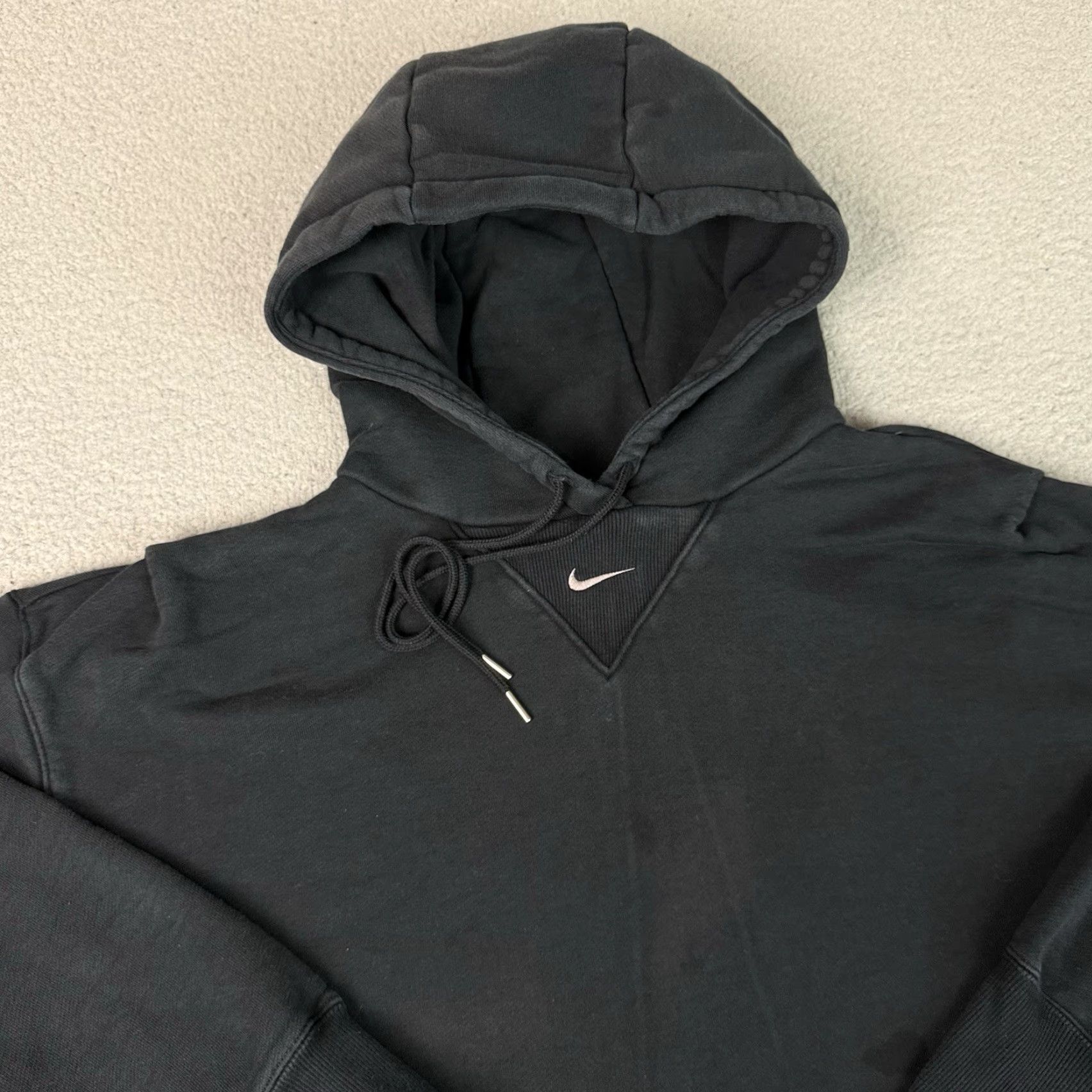 Nike Nike Sportswear Hoodie Womens 2XL Black Center Swoosh Oversized Pullover Casual Activewear Winter Fall Spring Womens Size XXL / US 16-18 / IT 52-54 - 3 Thumbnail