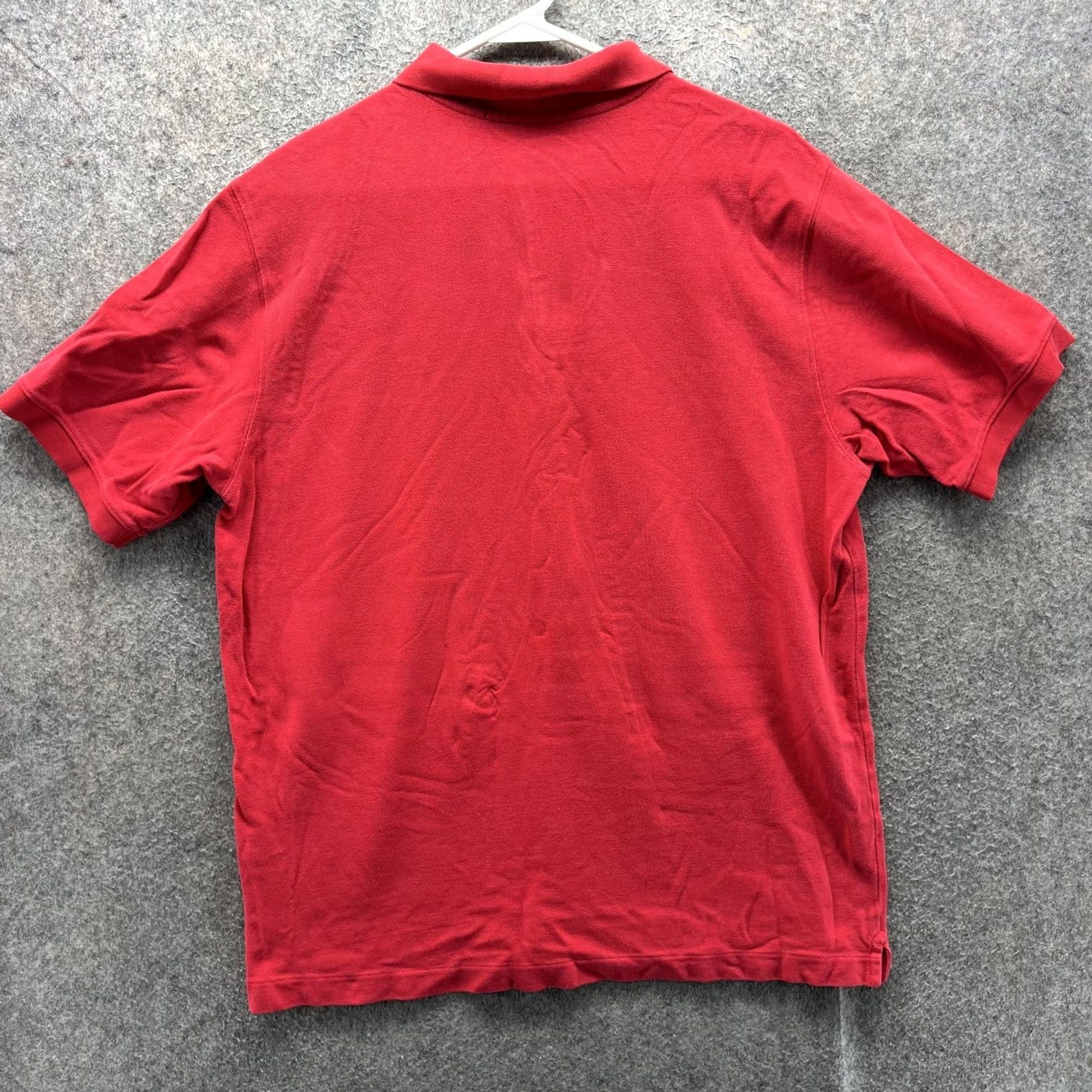 Vineyard Vines VINEYARD VINES Polo Shirt Mens M Red Solid Whale Logo Pique Cotton Casual Size US M / EU 48-50 / 2 - 2 Thumbnail