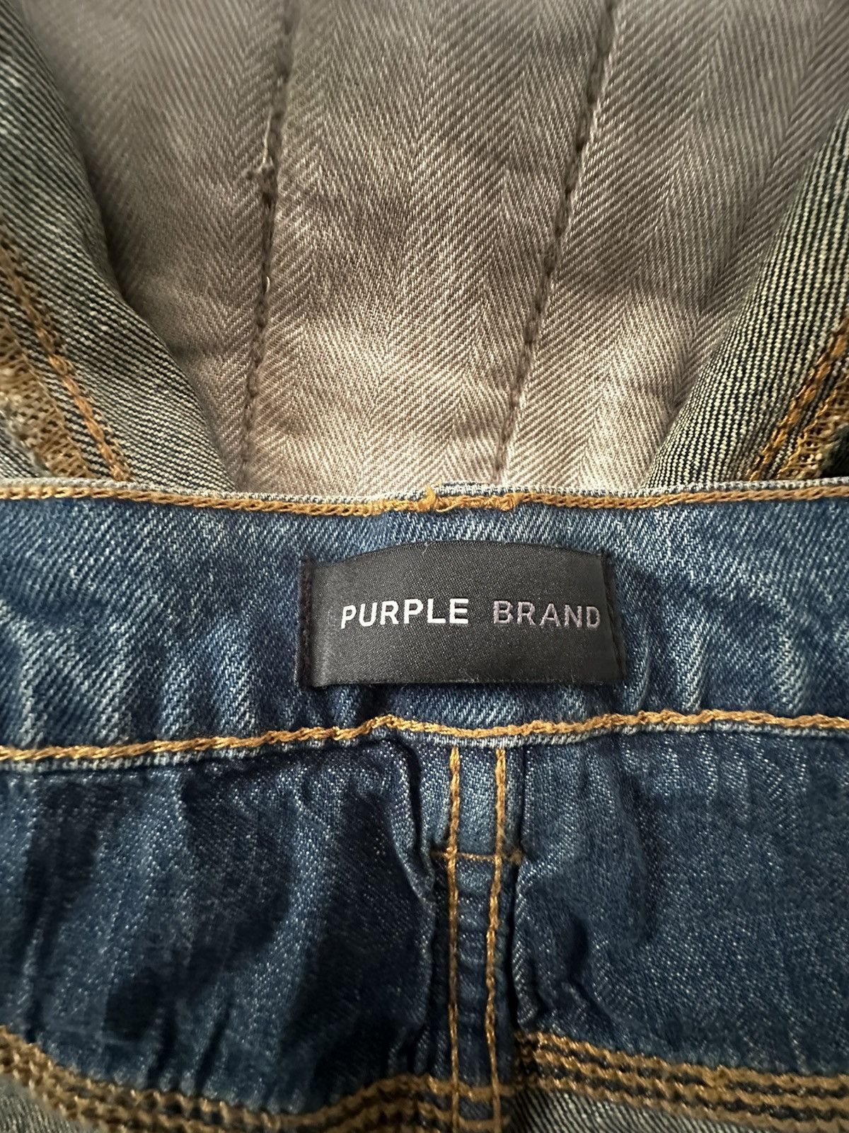 Purple Brand Purple Brand Vintage Destroy Boot Cut Skinny Jeans Size US 31 - 9 Thumbnail